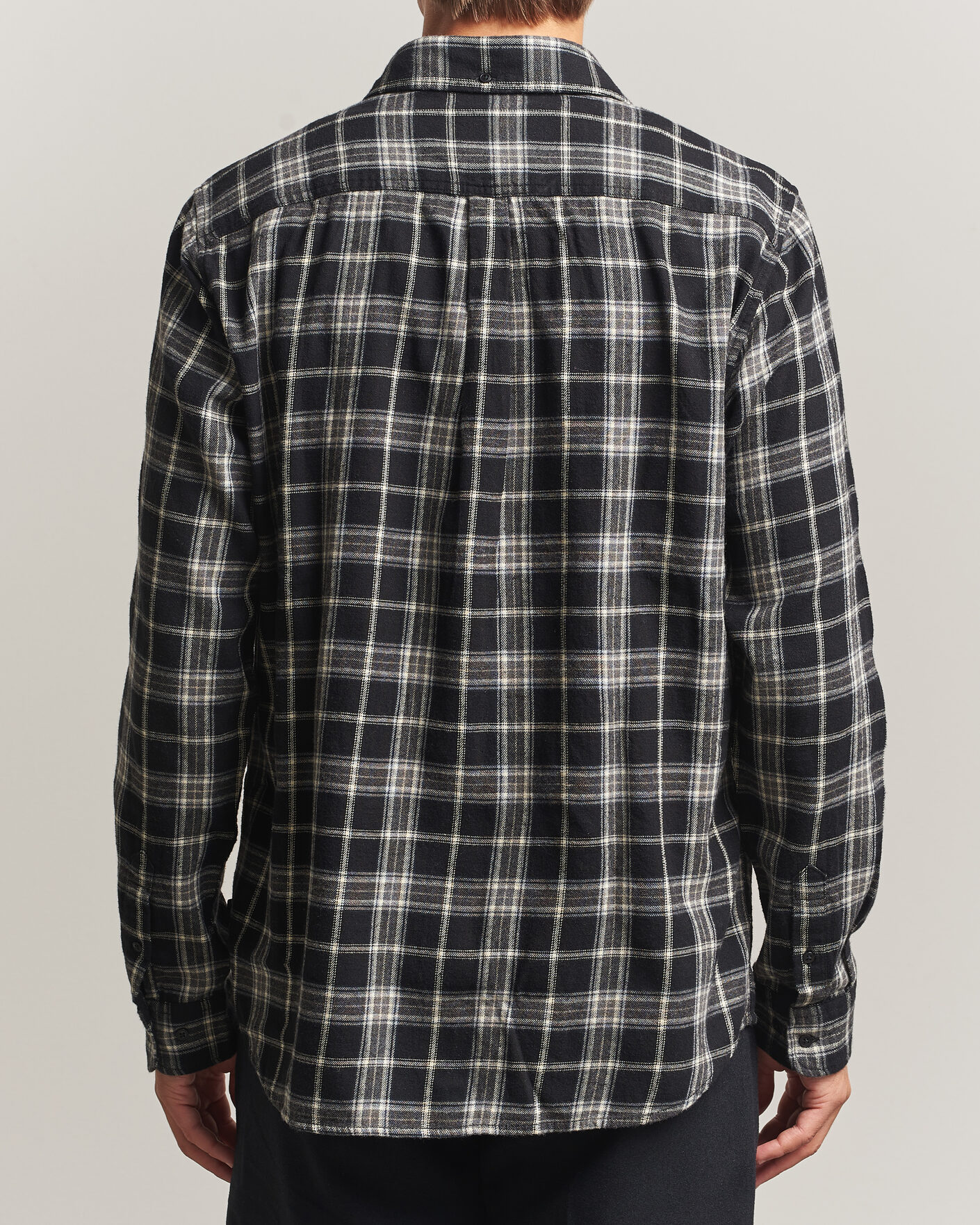 Herre | Skjorter | LES DEUX | Vintage Check Shirt Black