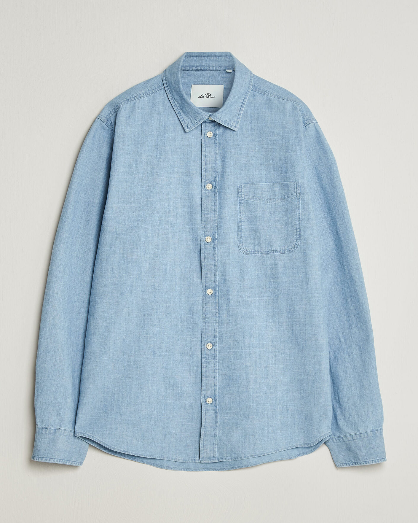 Herre | Skjorter | LES DEUX | Chambray Shirt Light Blue Wash