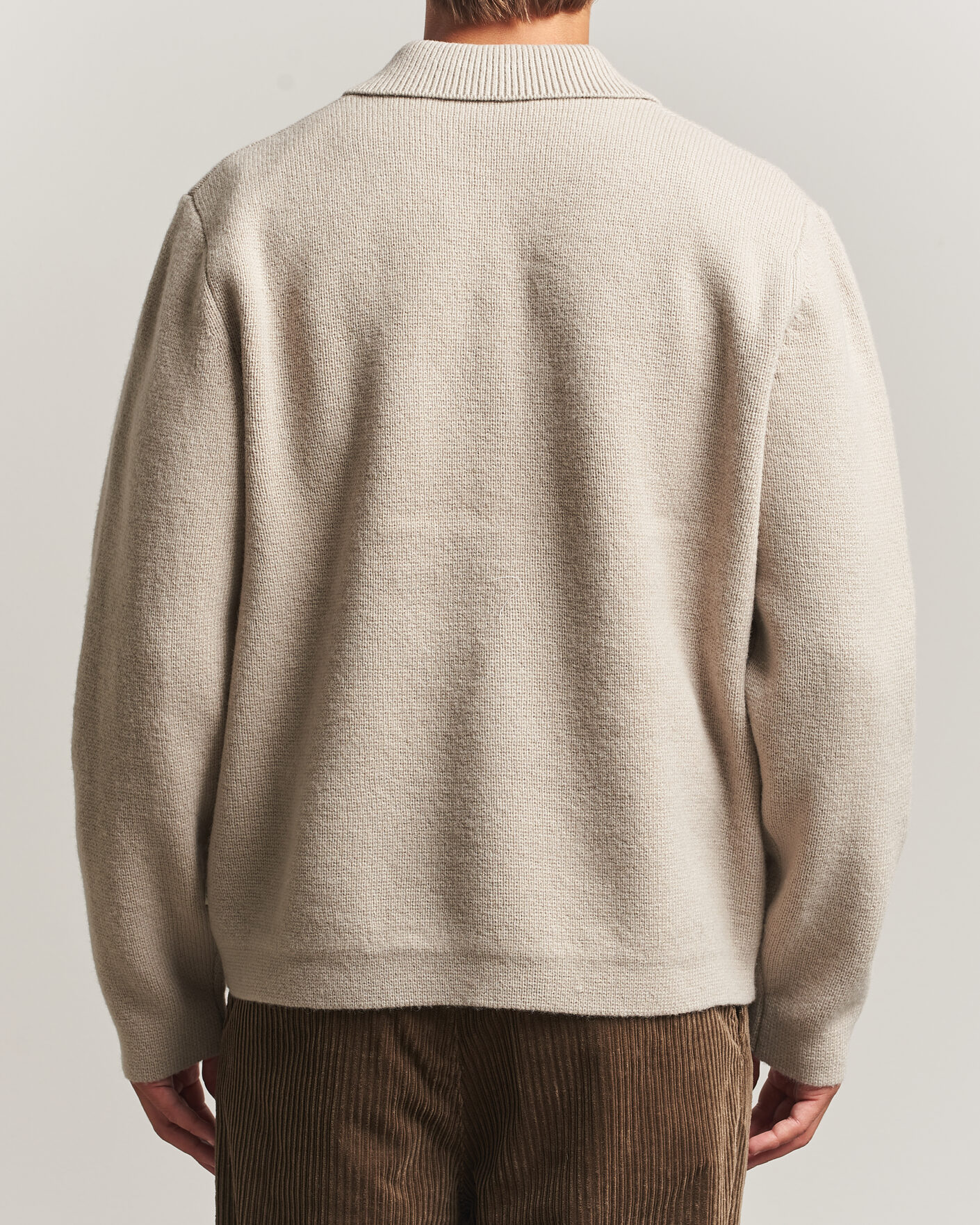 Herre | Gensere | LES DEUX | Milano Knit Overshirt Light Sand