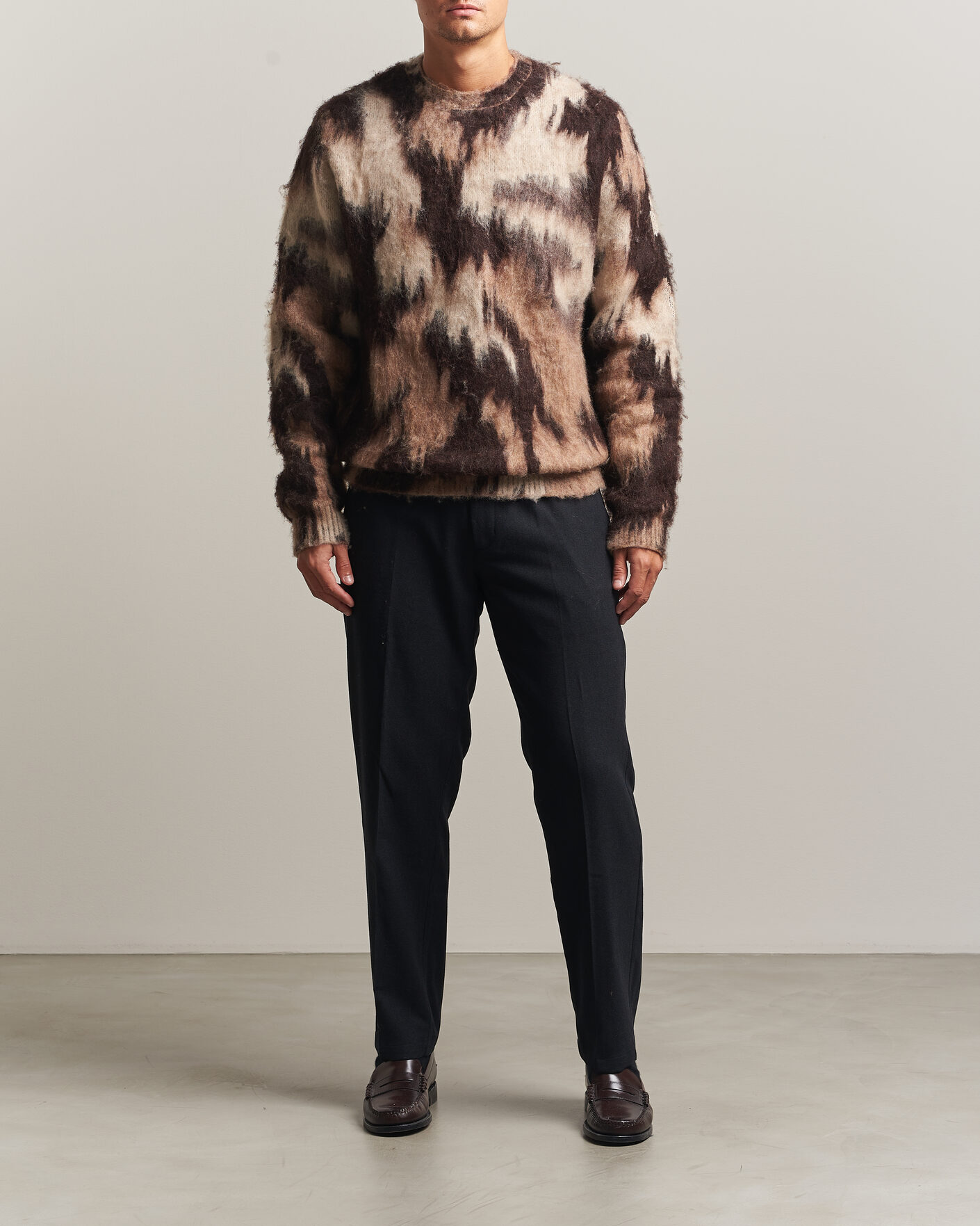 Herre | Gensere | LES DEUX | Forrest Crewneck Knit Brown
