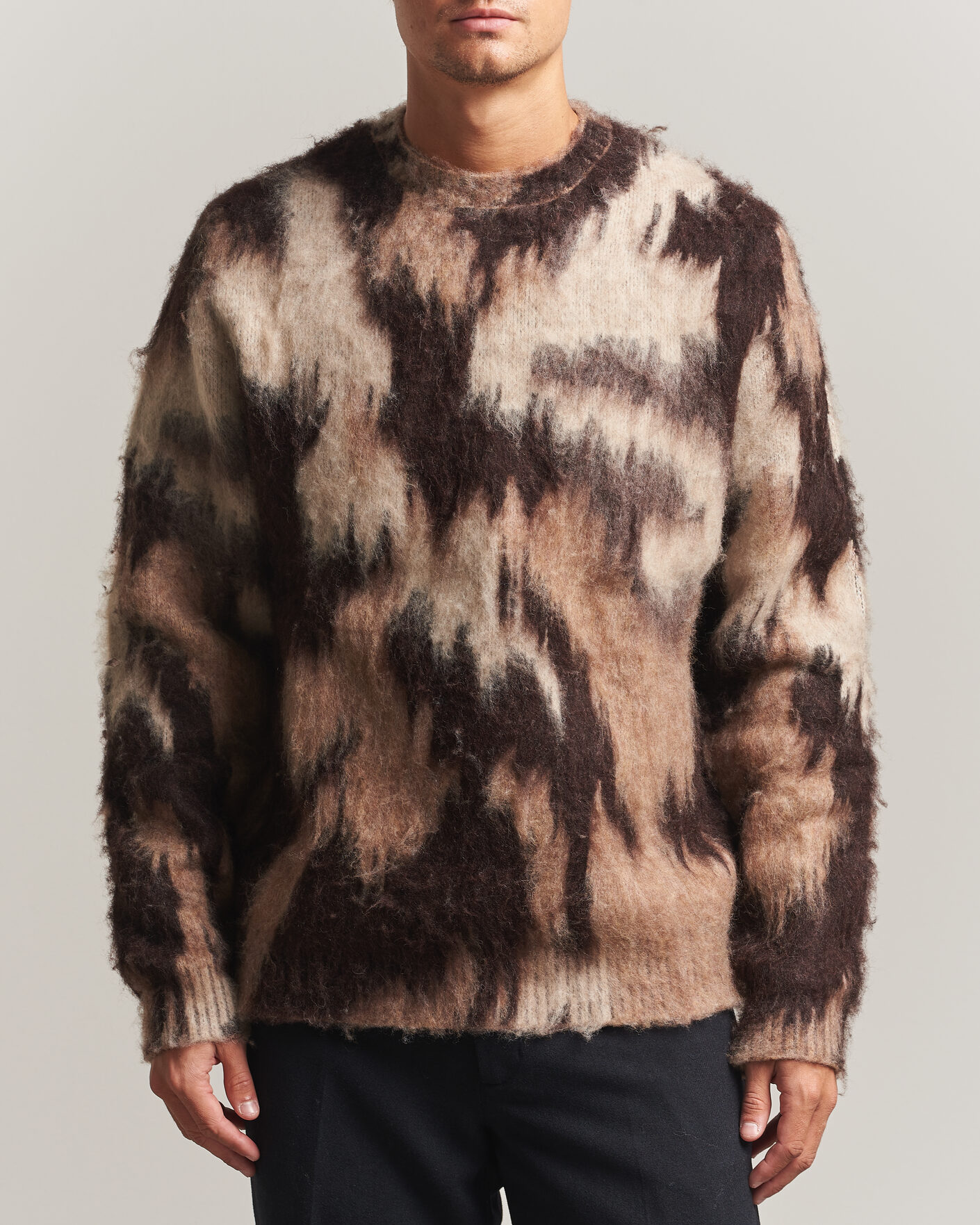 Herre | Gensere | LES DEUX | Forrest Crewneck Knit Brown