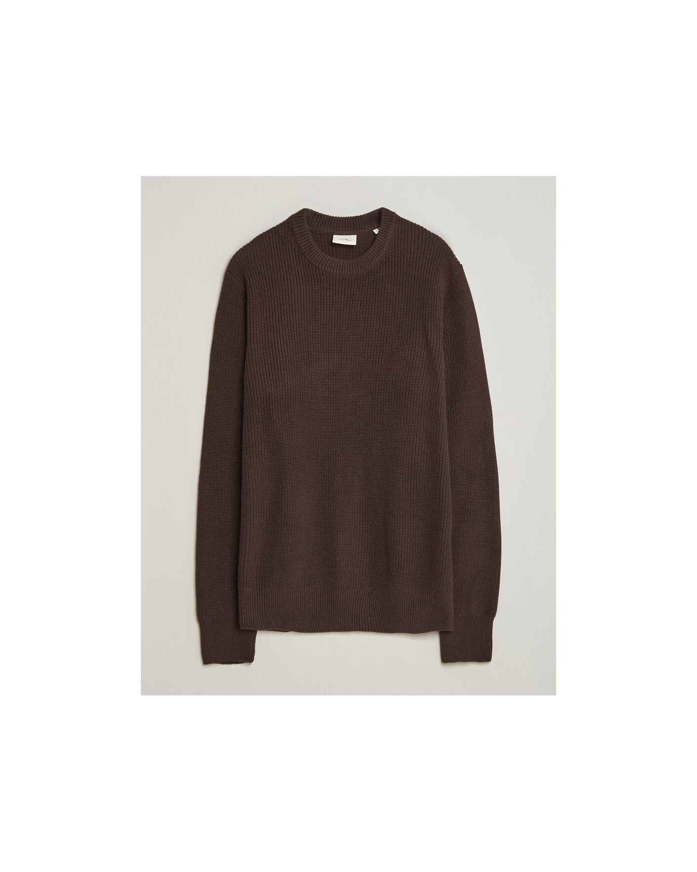 Herre | Gensere | LES DEUX | Rib Crewneck Knit Molé Brown