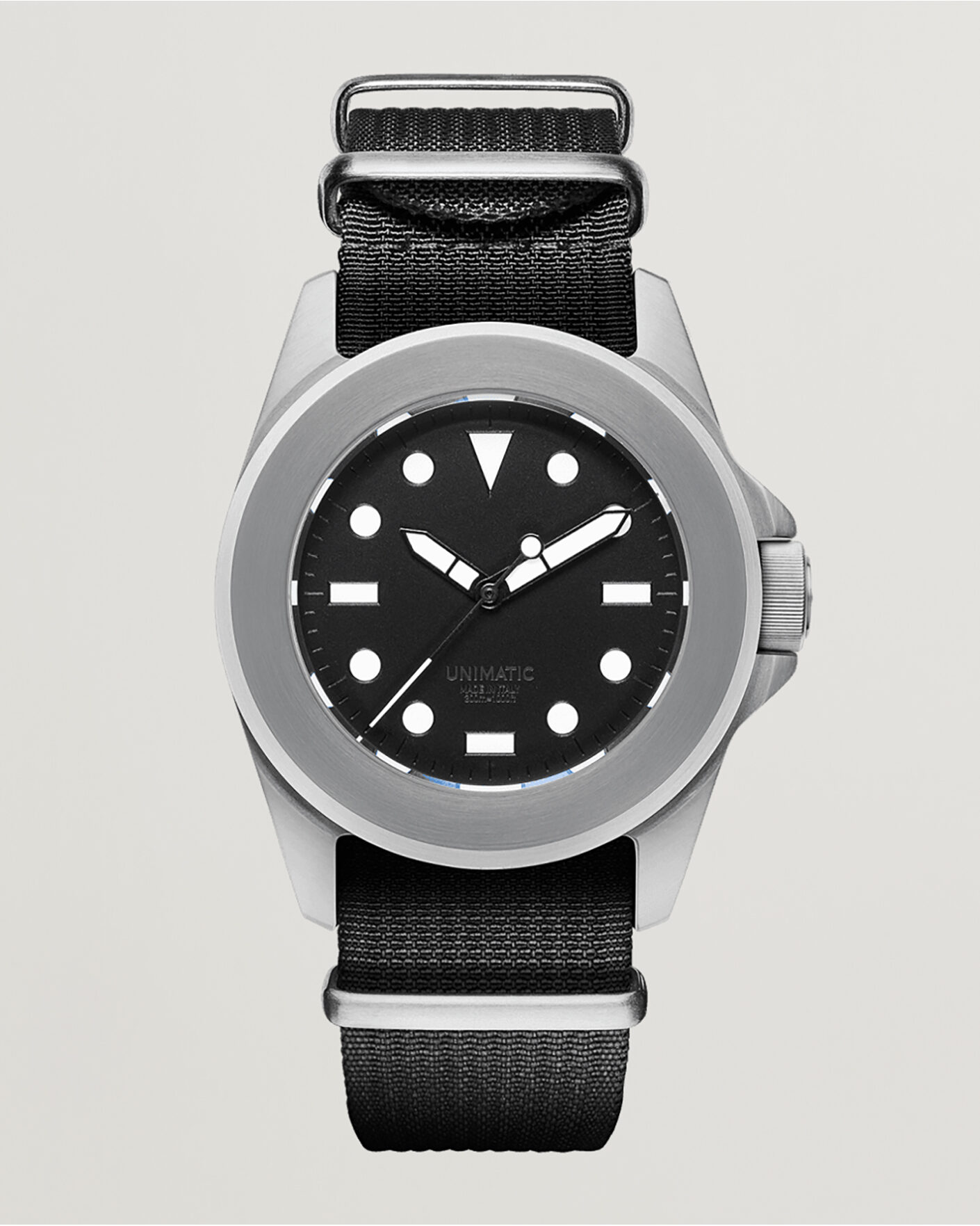 Herre | UNIMATIC Modello Quattro Limited Military Watch Black | UNIMATIC | Modello Quattro Limited Military Watch Black
