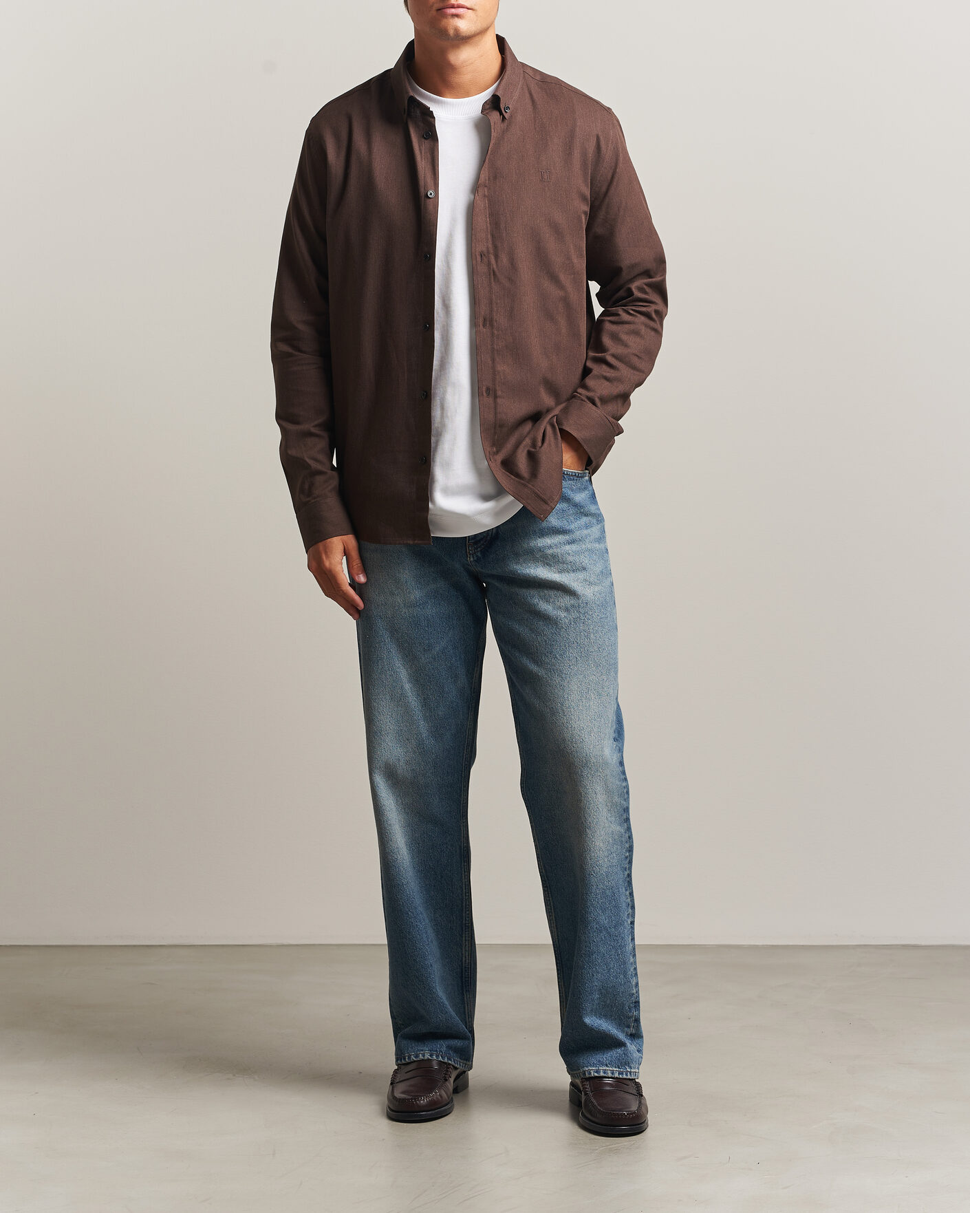 Herre | Skjorter | LES DEUX | Soft Flannel Shirt Delicioso