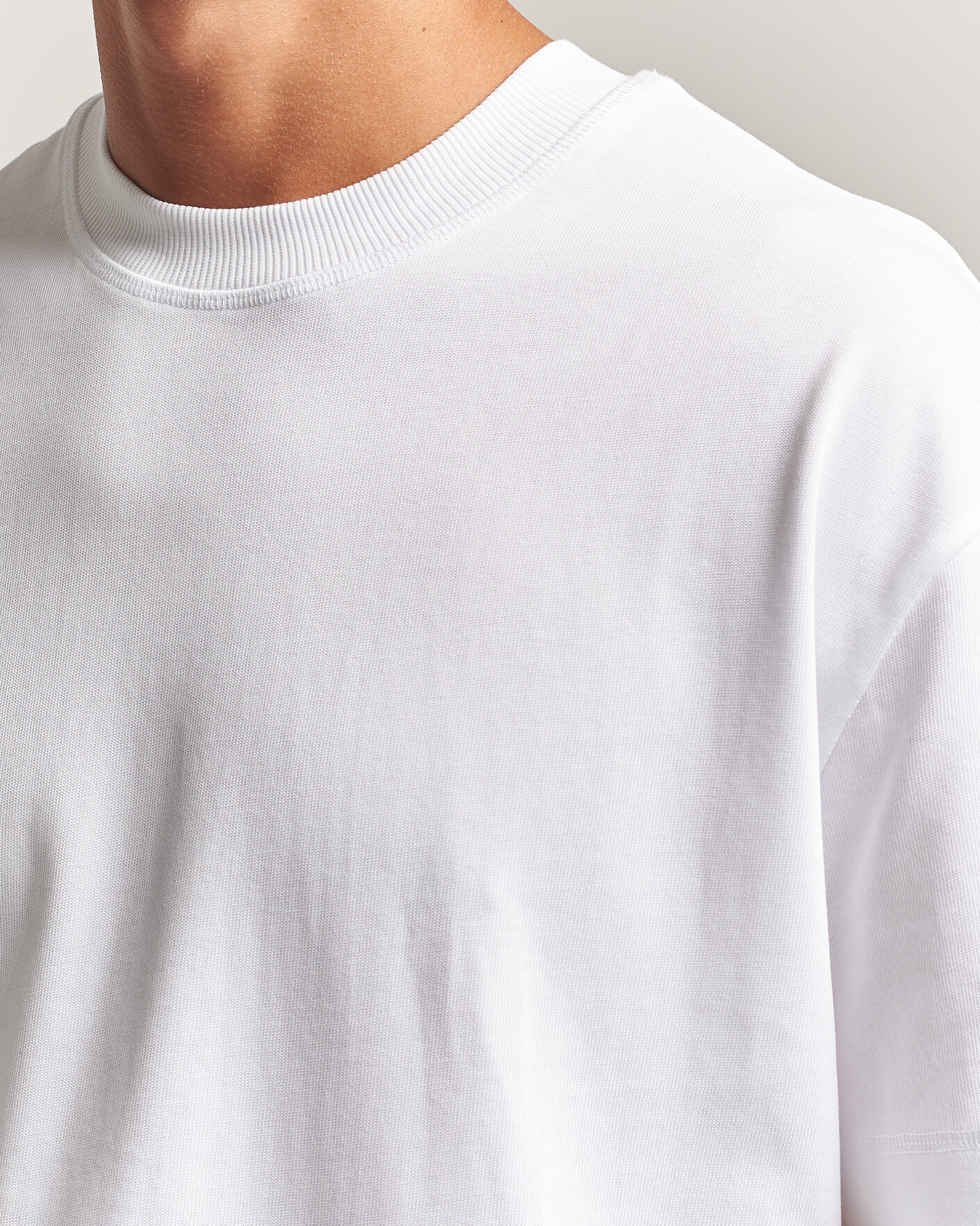 Herre | T-Shirts | LES DEUX | Heavyweight T-Shirt White