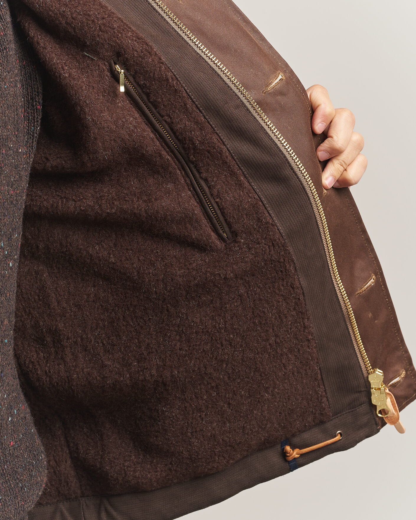 Herre | Jakker | Manifattura Ceccarelli | Deck Jacket Dark Tan
