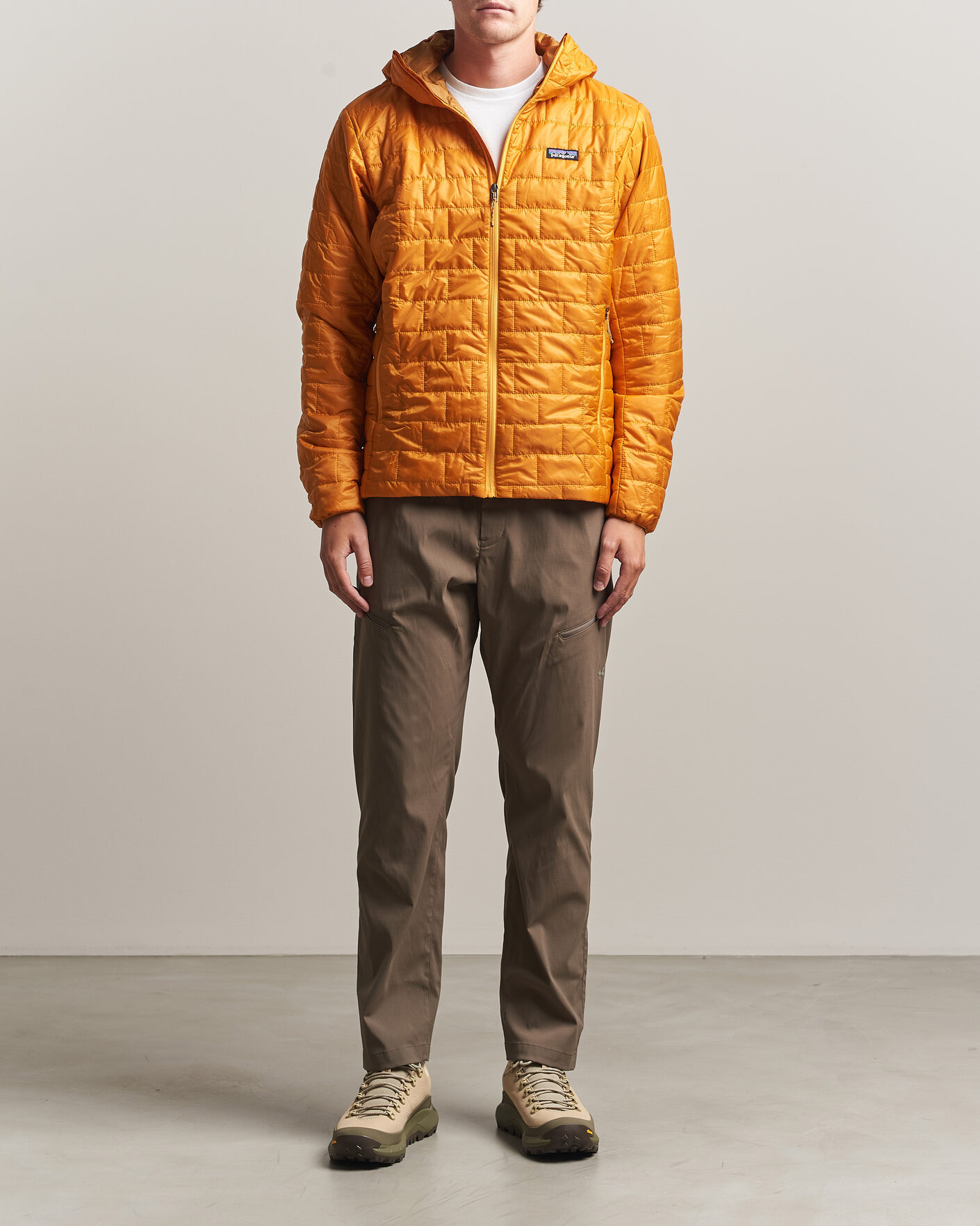 Herre | Jakker | Patagonia | Nano Puff Hoodie Autumn Orange