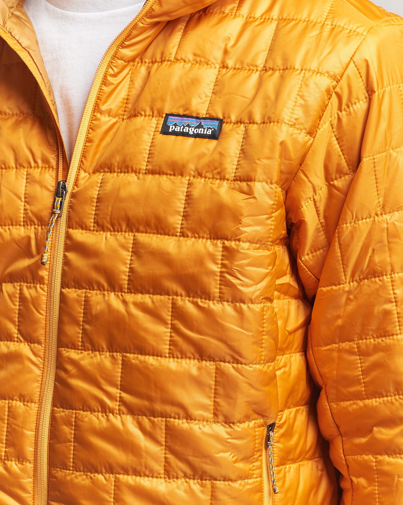 Herre | Jakker | Patagonia | Nano Puff Hoodie Autumn Orange