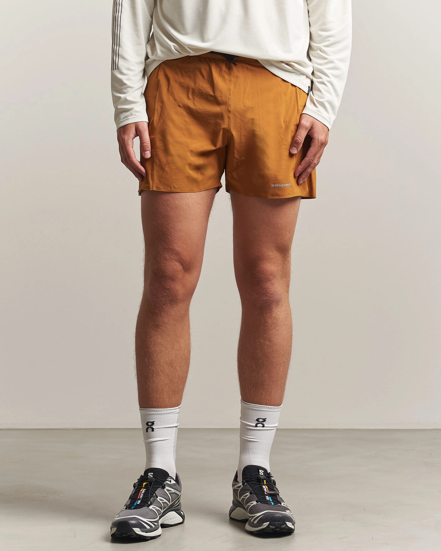 Herre | Shorts | Patagonia | Strider Pro 5 Inch Short Cinnamon Brown