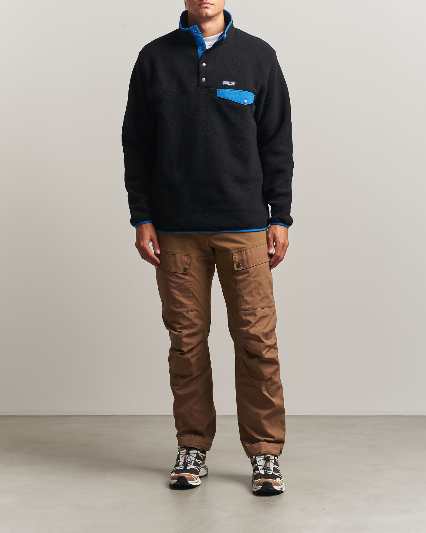 Herre | Gensere | Patagonia | Synch Snap T Half Zip Fleece Black