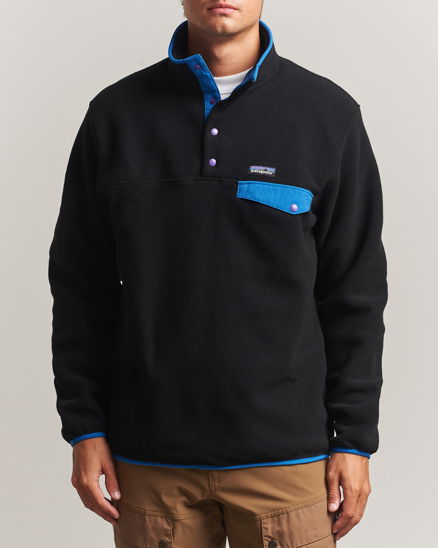 Herre | Gensere | Patagonia | Synch Snap T Half Zip Fleece Black