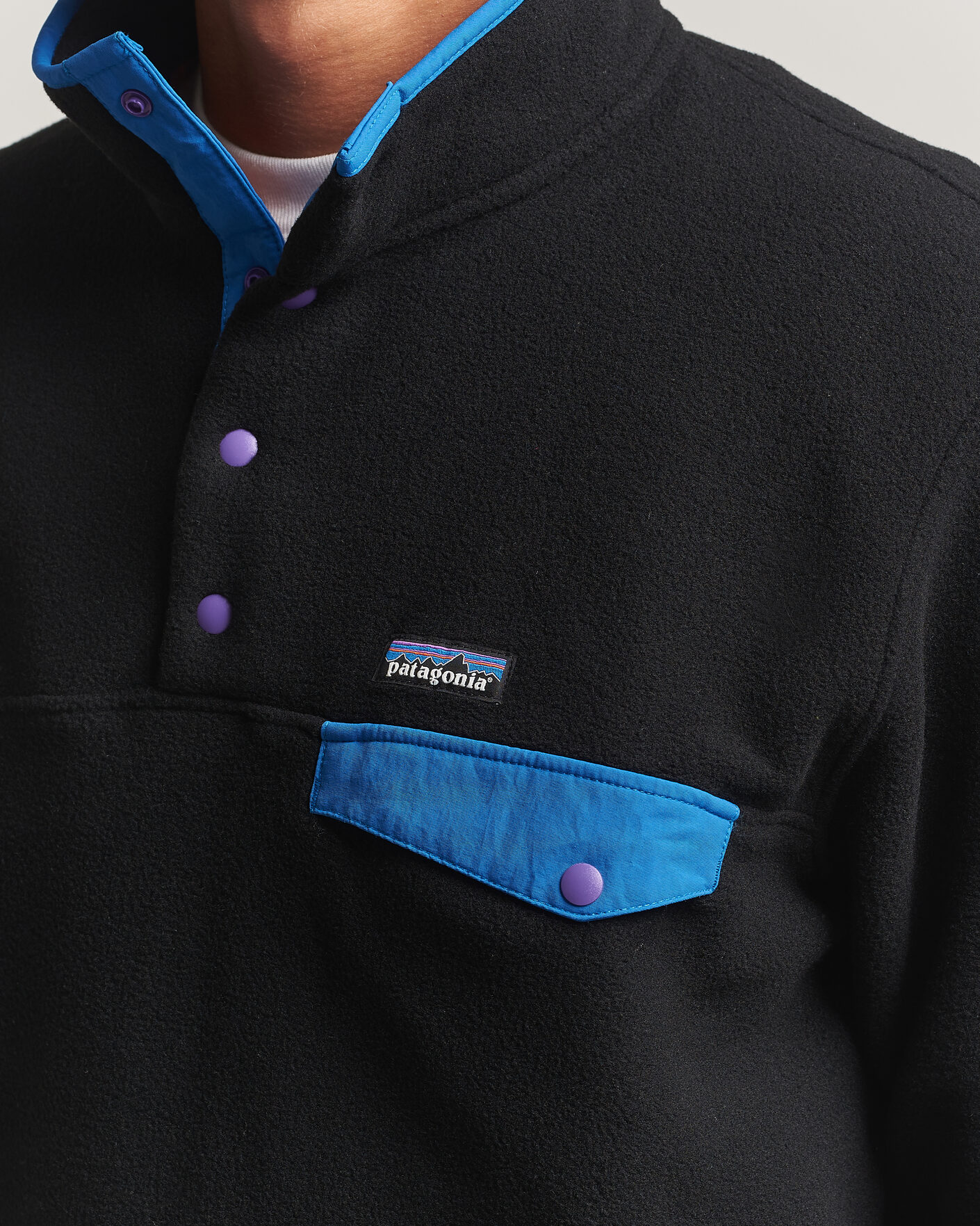 Herre | Gensere | Patagonia | Synch Snap T Half Zip Fleece Black