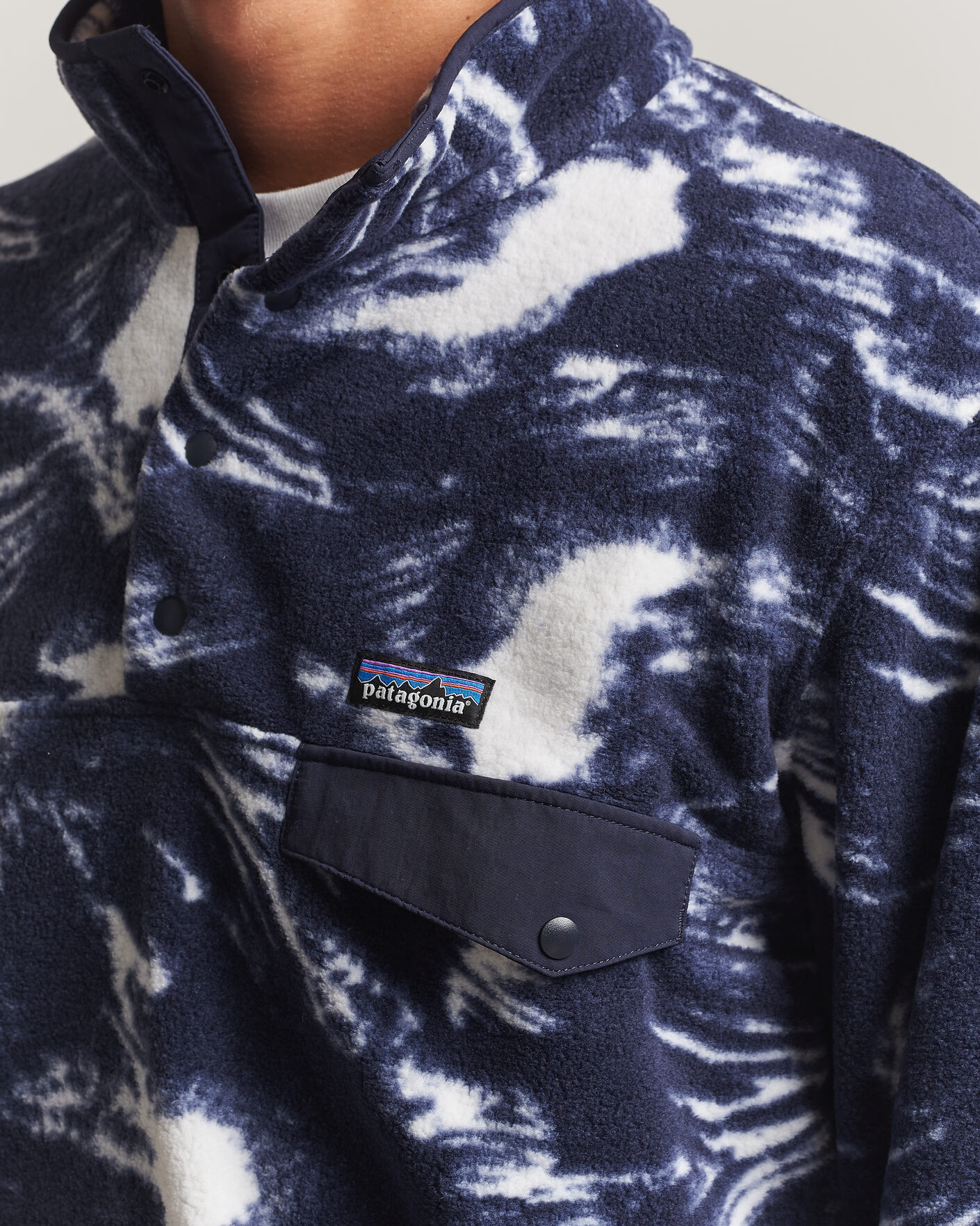 Herre | Gensere | Patagonia | Synch Snap T Half Zip Fleece Polar Breeze