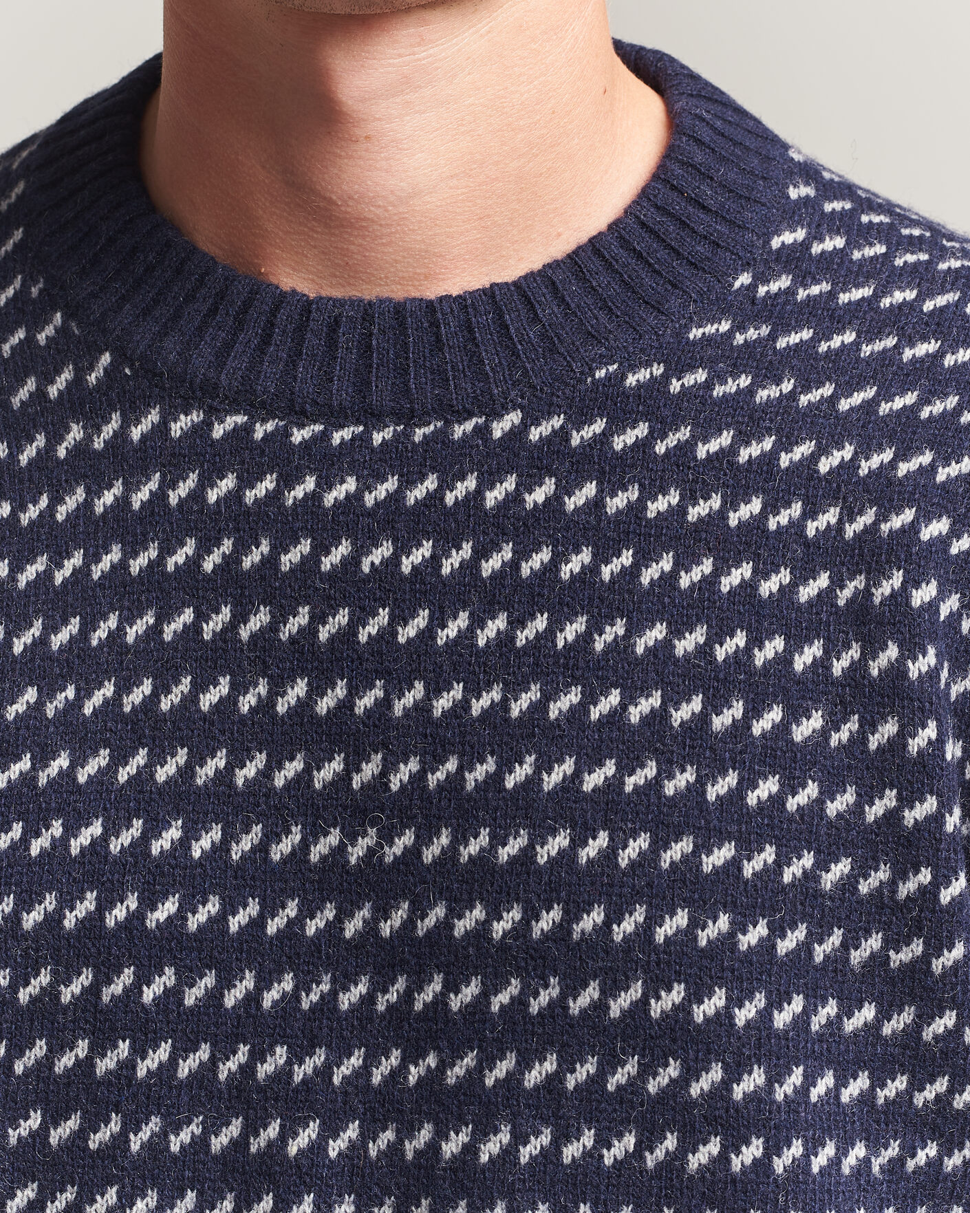 Herre | Gensere | Patagonia | Recycled Wool Blend Sweater Classic Navy