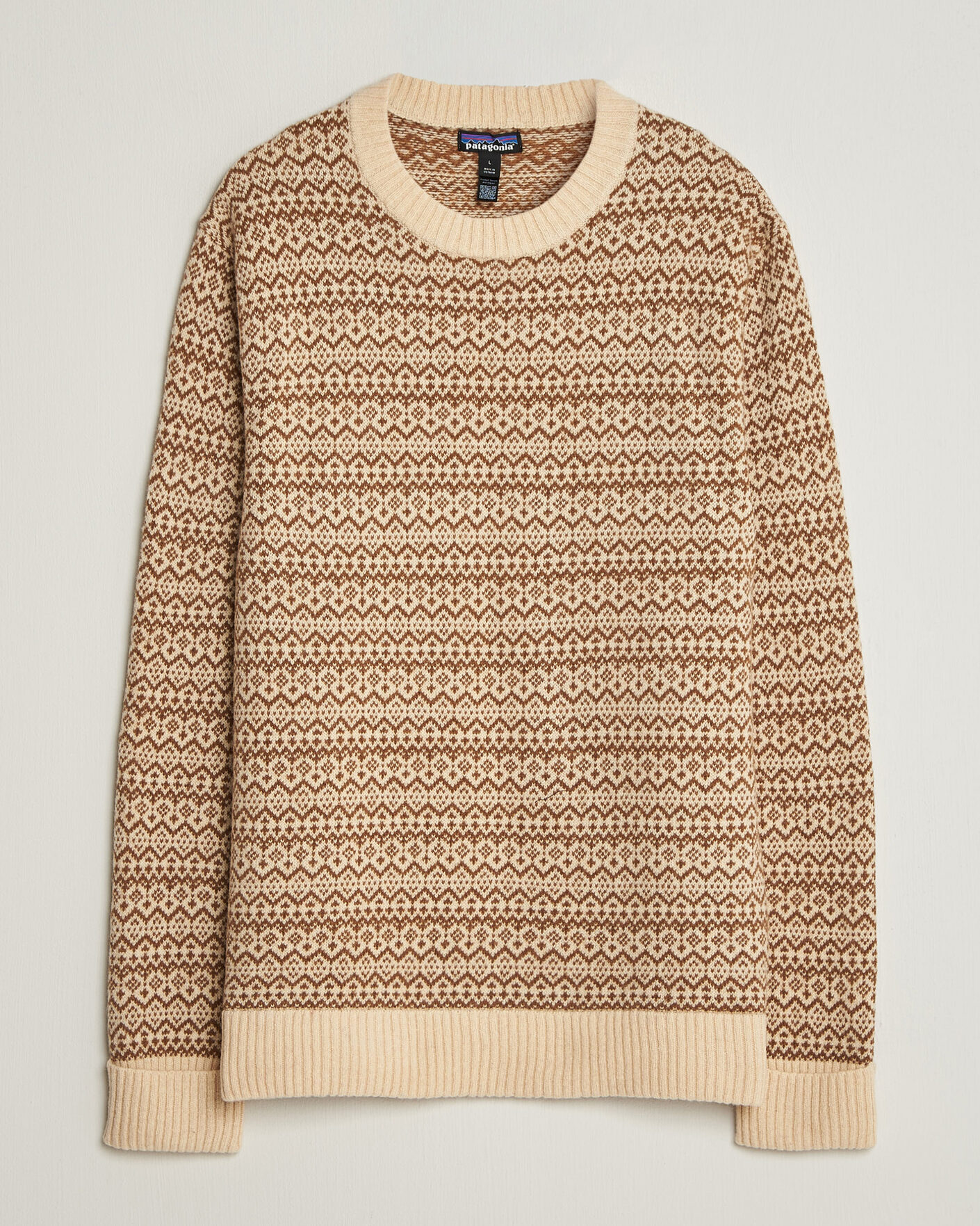 Herre | Gensere | Patagonia | Recycled Wool Blend Sweater Snow Squail Natural