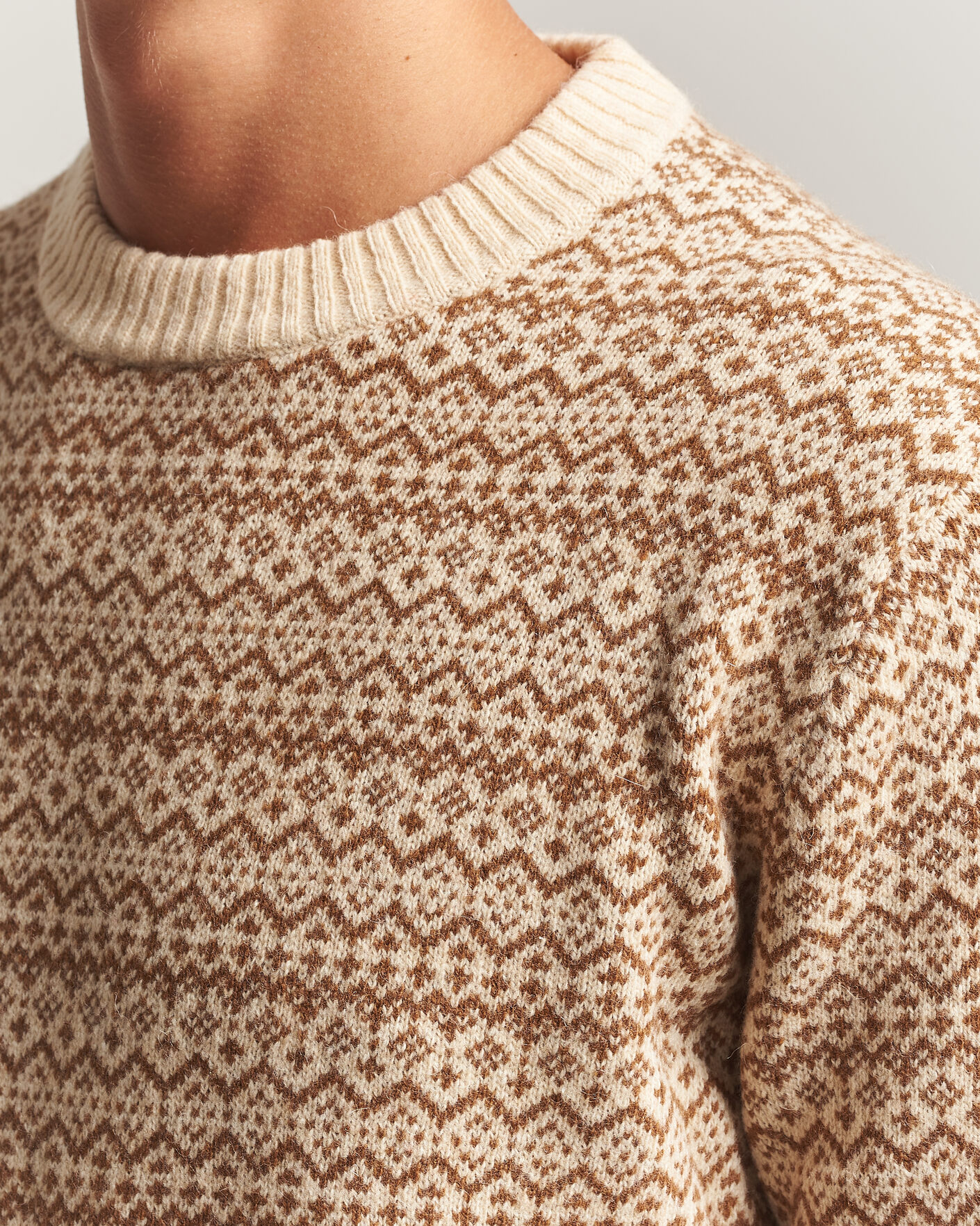 Herre | Gensere | Patagonia | Recycled Wool Blend Sweater Snow Squail Natural