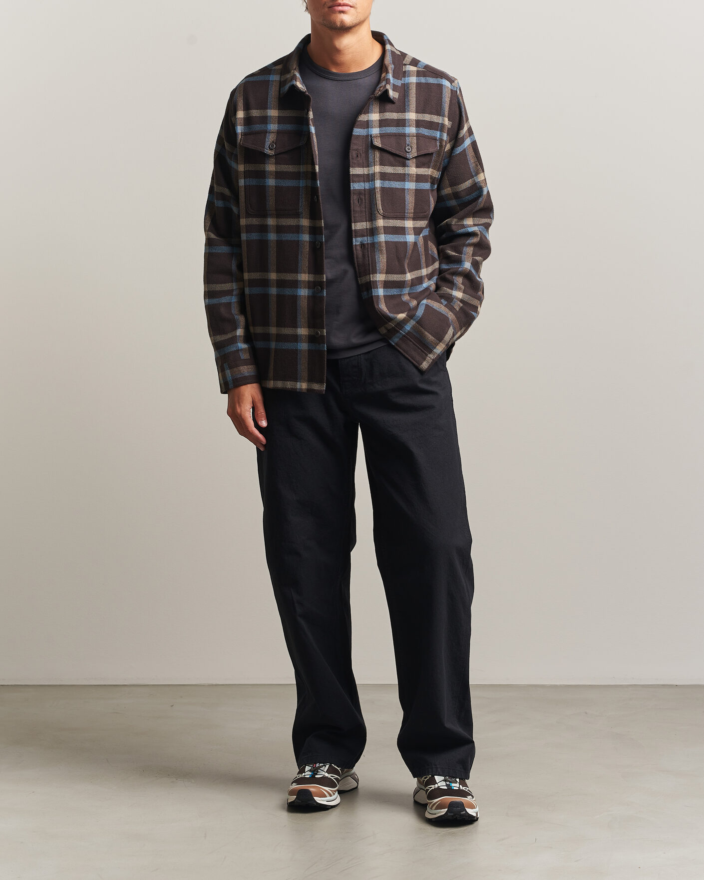 Herre | Skjorter | Patagonia | Fjord Flannel Shirt Den Brown