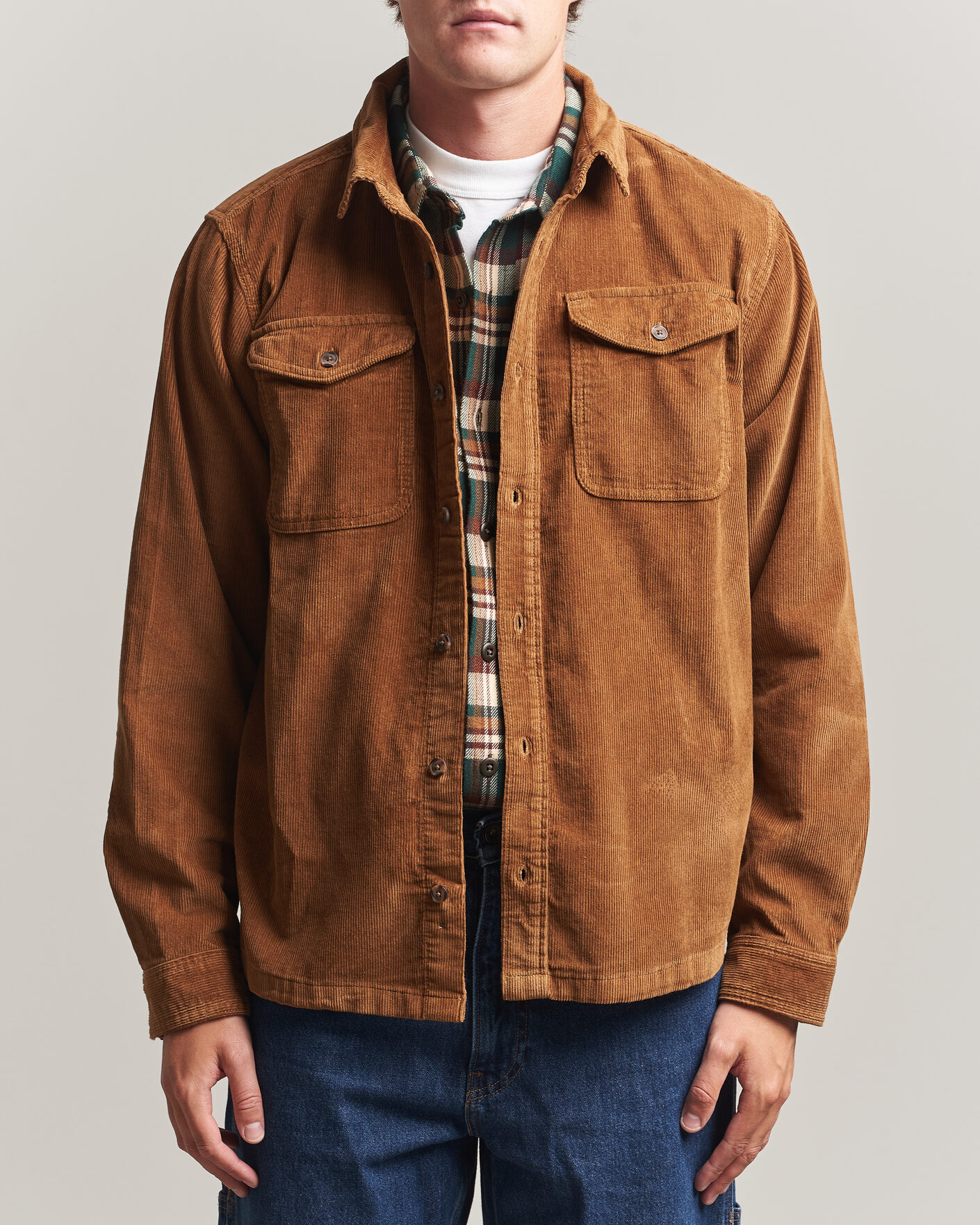 Herre | Skjorter | Patagonia | Corduroy Shirt Deer Brown