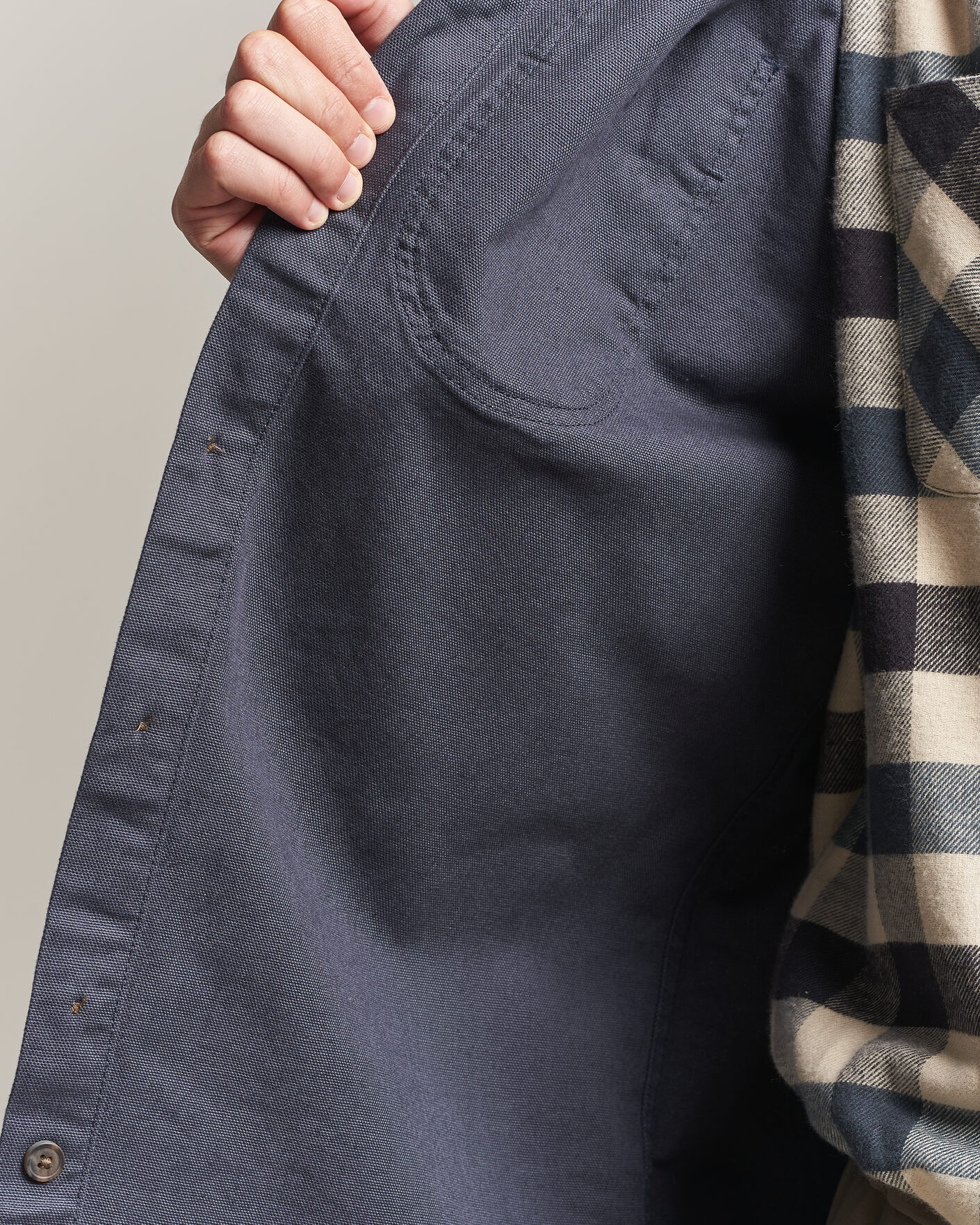 Herre | Skjorter | Patagonia | Point Reyes Canvas Shirt Smolder Blue