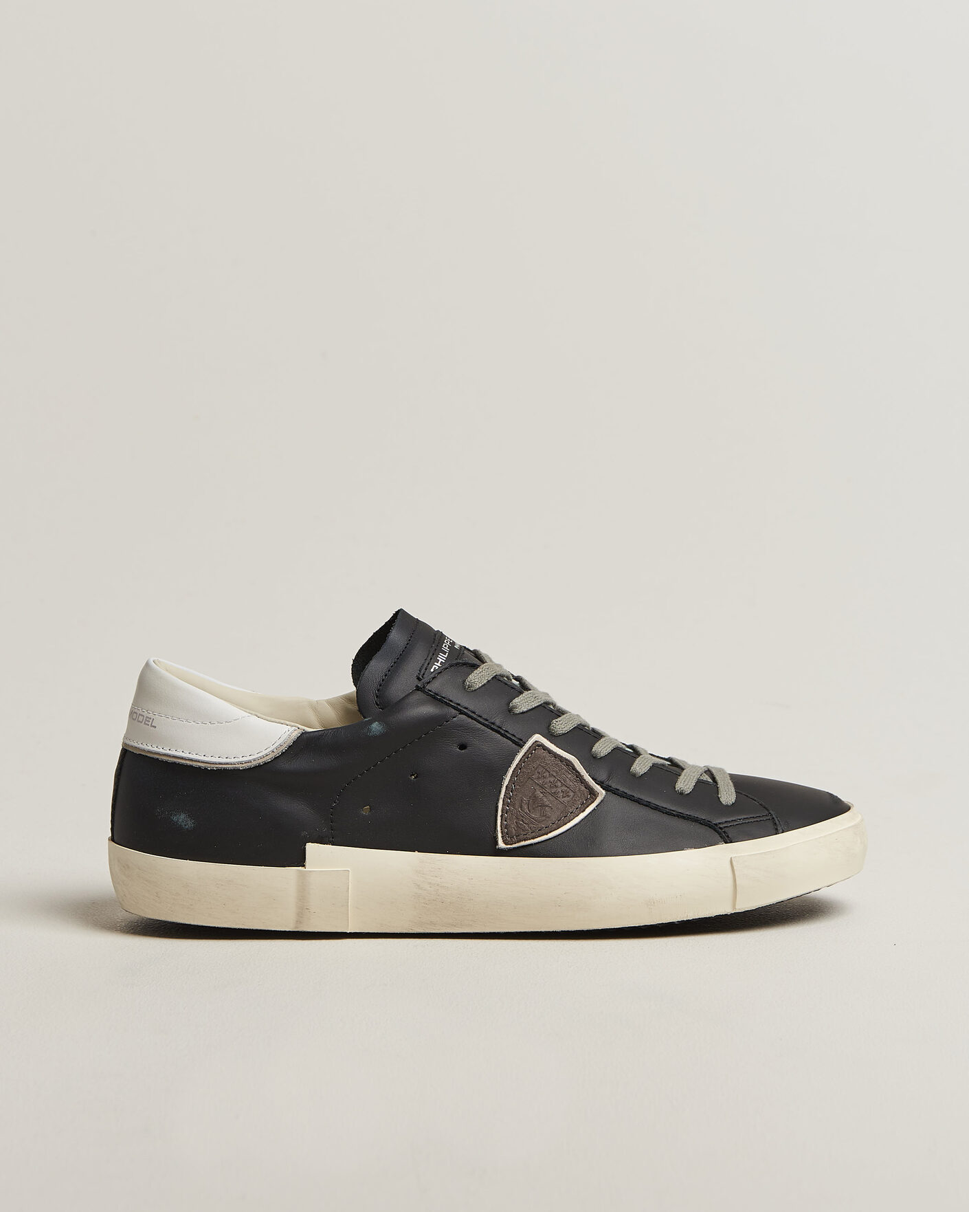 Herre | Sneakers | Philippe Model | PRSX Low Top Suede Sneaker Black/White