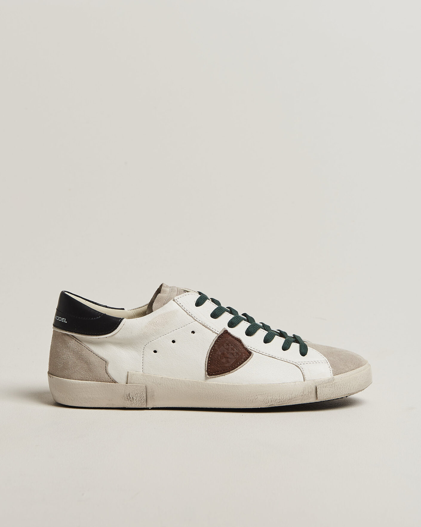 Herre | Sneakers | Philippe Model | PRSX Low Top Suede Sneaker White/Black
