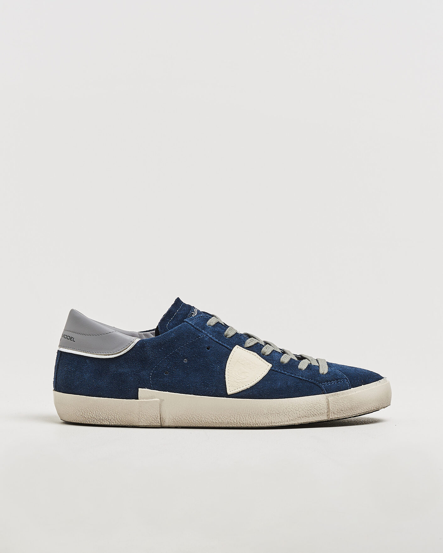 Herre | Sneakers | Philippe Model | PRSX Low Top Suede Sneaker Blue/Grey