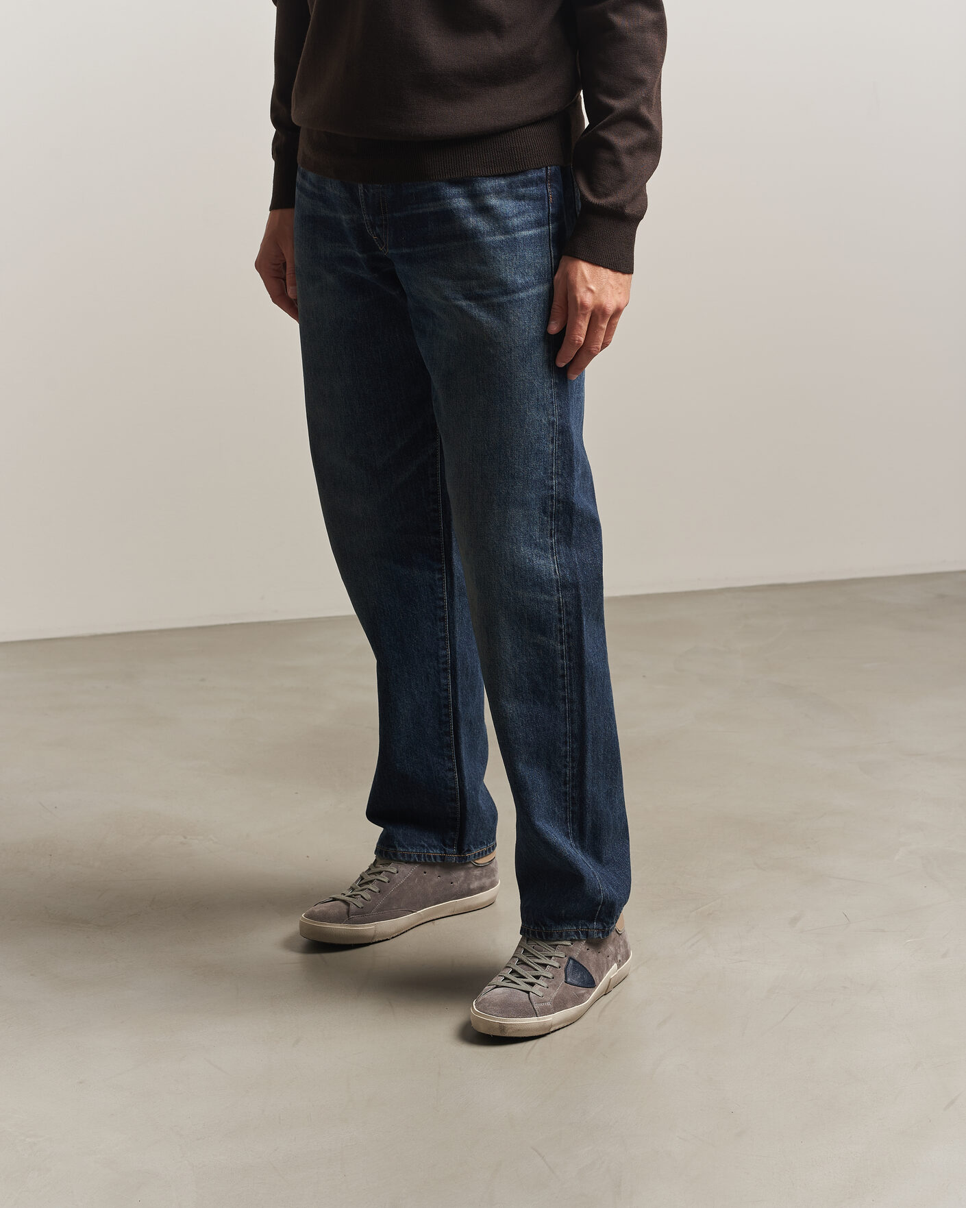 Herre | Sneakers | Philippe Model | PRSX Low Top Suede Sneaker Grey