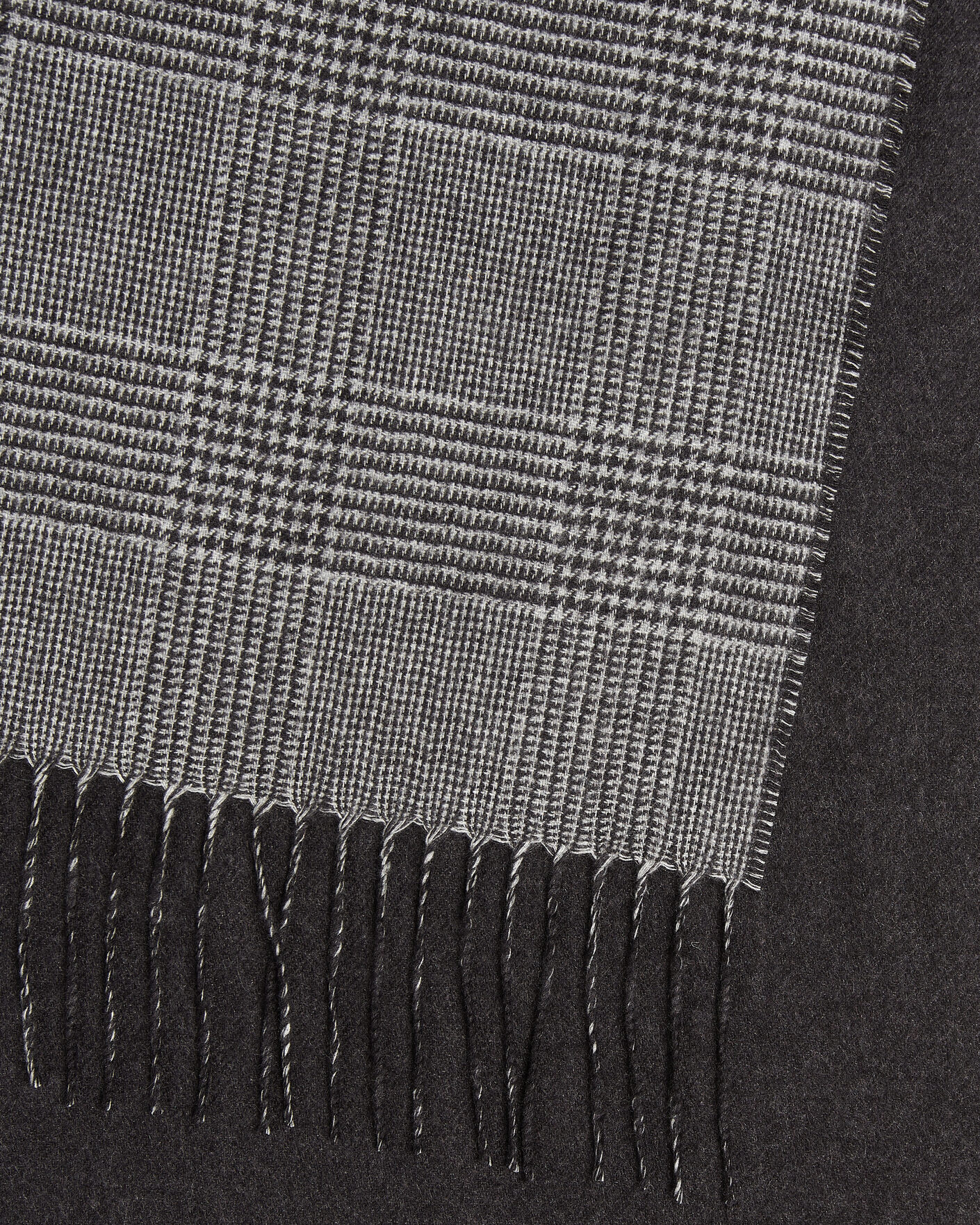 Herre | Skjerf | Piacenza Cashmere | Cashmere/Silk Glencheck Scarf Grey Melange