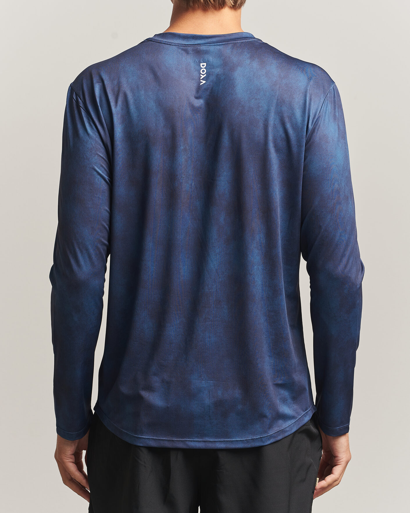 Herre | T-Shirts | DOXA | Rerun Long Sleeve T-Shirt Indigo