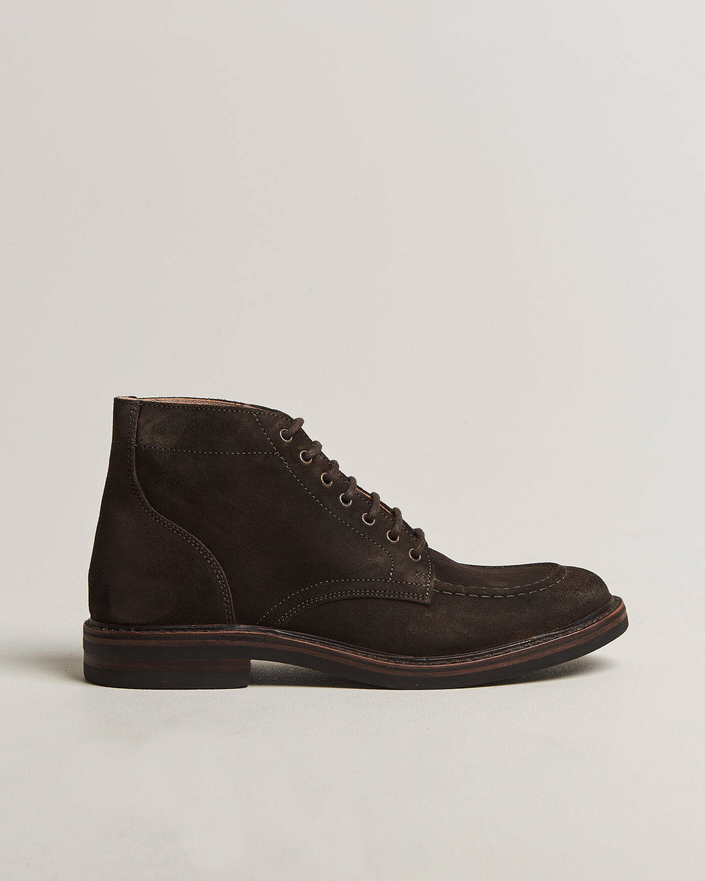 Herre | Støvler | Astorflex | Nuvoflex Dainite Lace Up Boot Dark Brown Suede