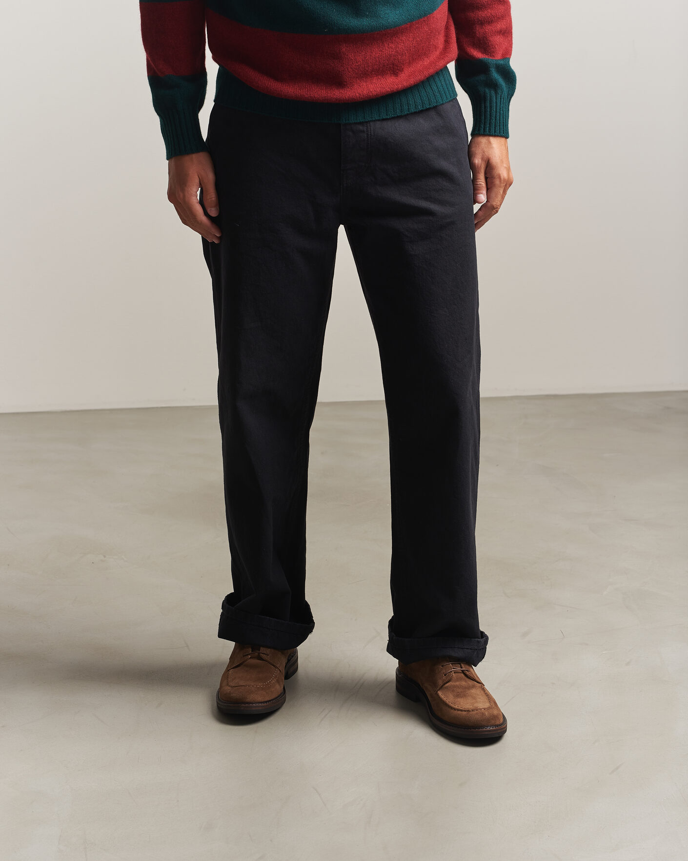 Herre | Derbys | Astorflex | Carlflex Moc Toe Dark Khaki Suede