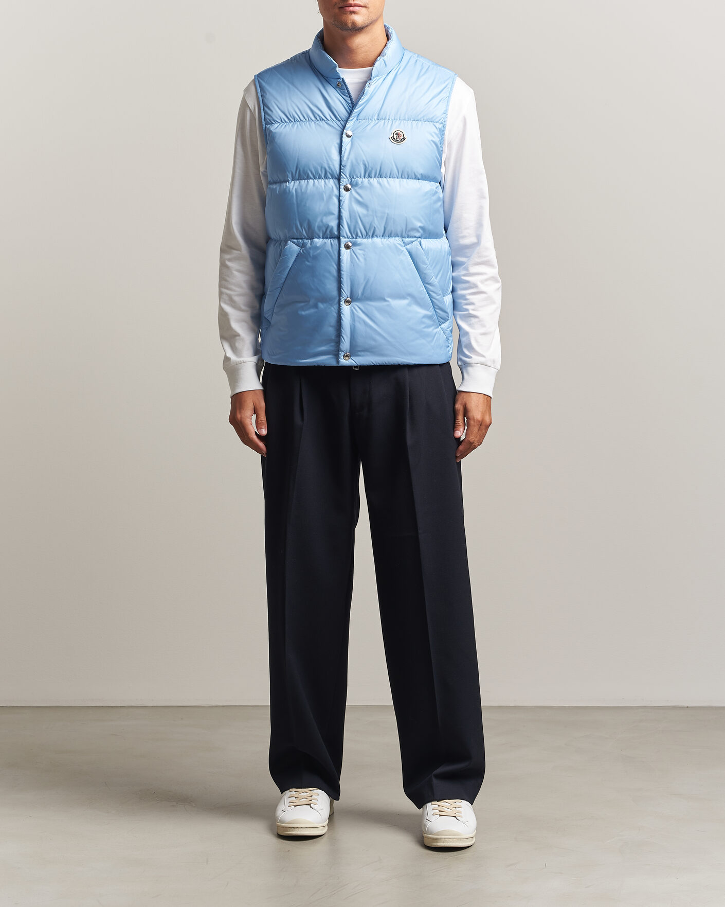 Herre | Vester | Moncler | Tuquerouye Down Vest Light Blue
