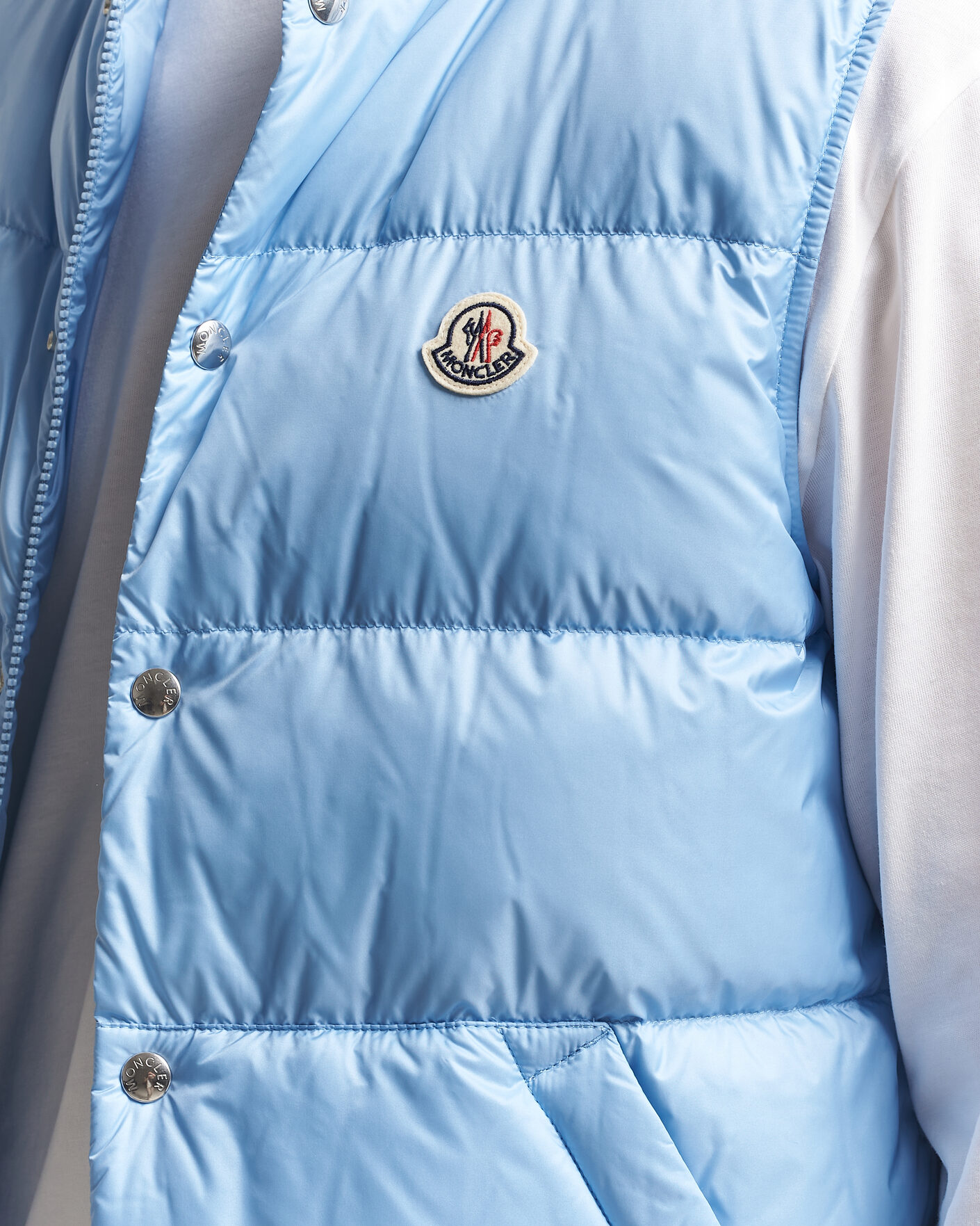 Herre | Vester | Moncler | Tuquerouye Down Vest Light Blue