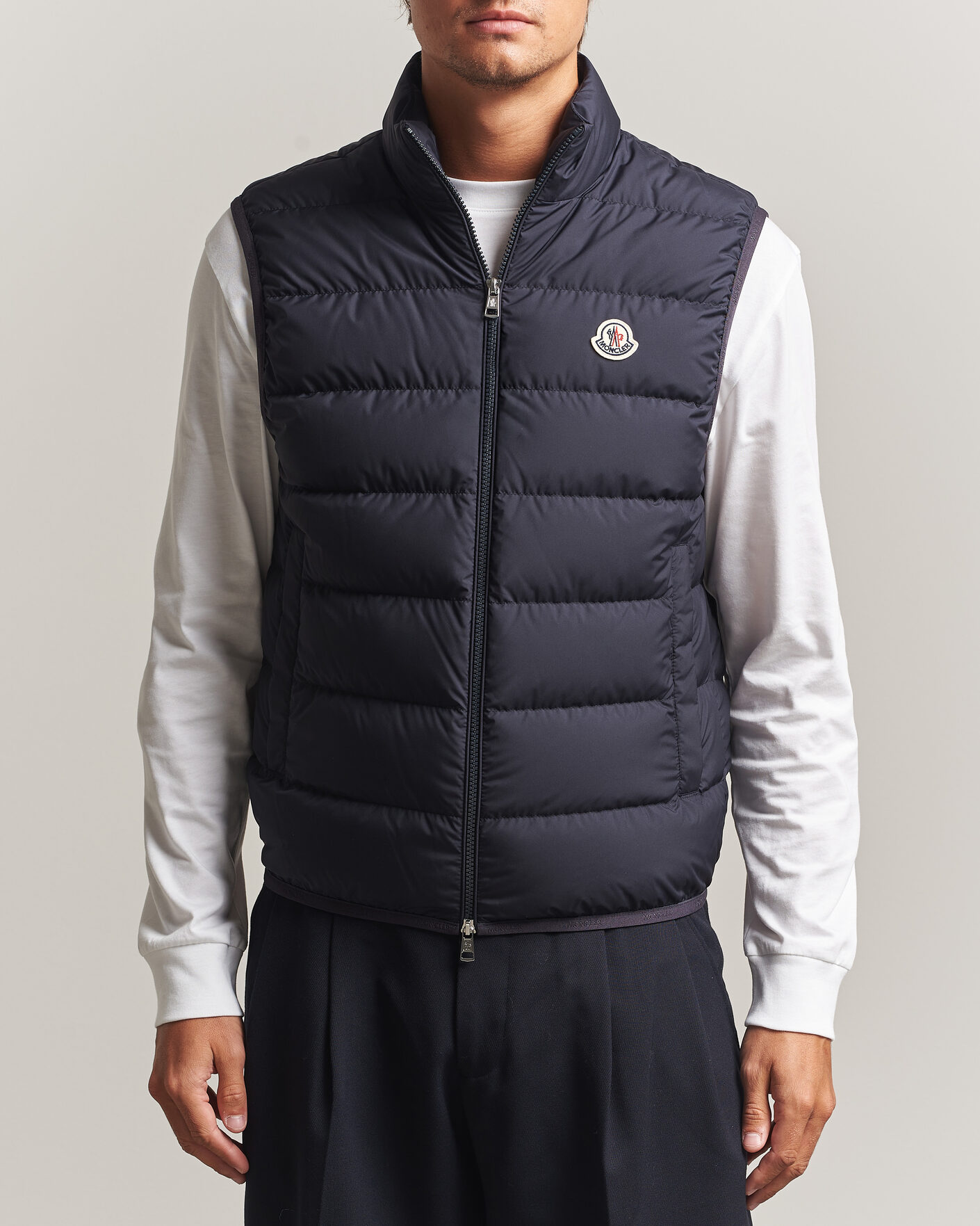 Herre | Vester | Moncler | Contrin Down Vest Navy