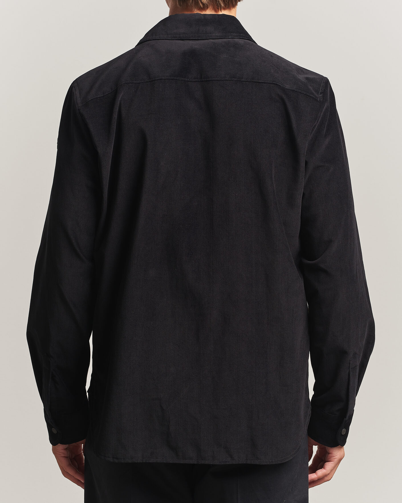 Herre | Skjorter | Moncler | Corduroy Overshirt Black