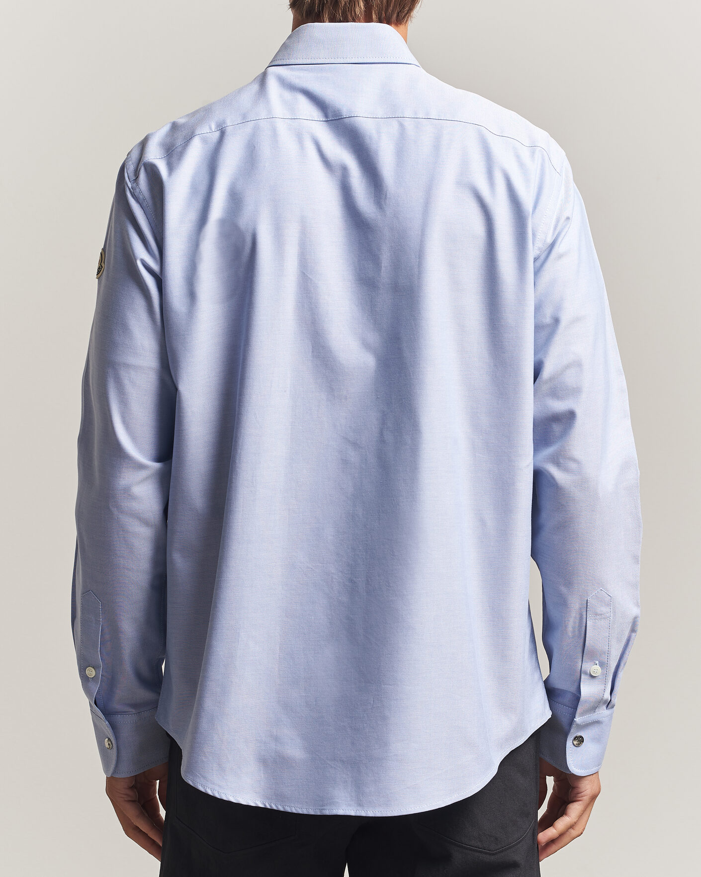 Herre | Skjorter | Moncler | Popeline Shirt Light Blue