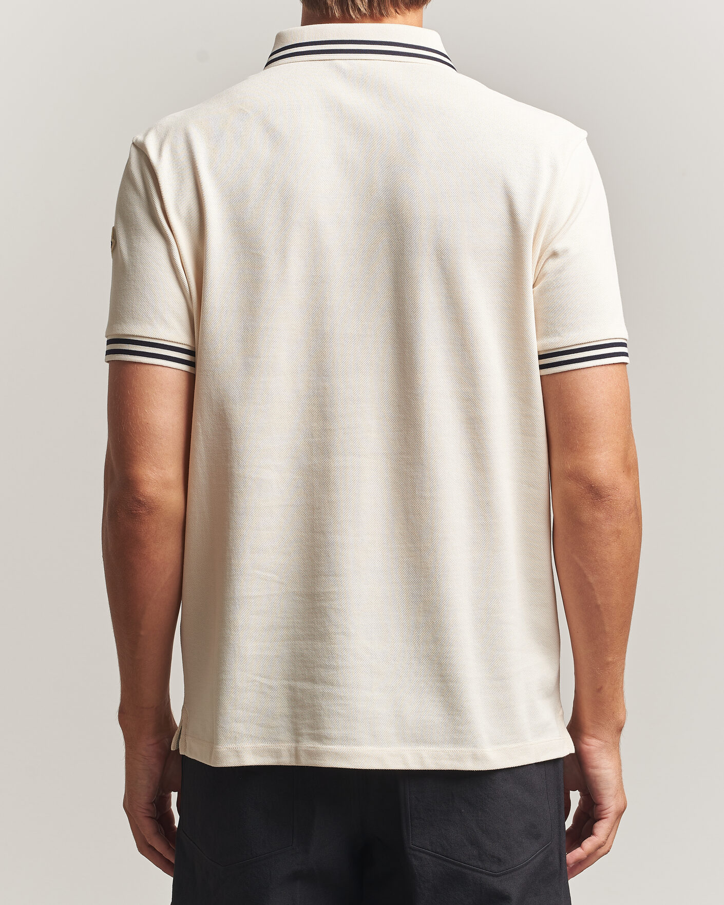 Herre | Pikéer | Moncler | Contrast Collar Polo Off White