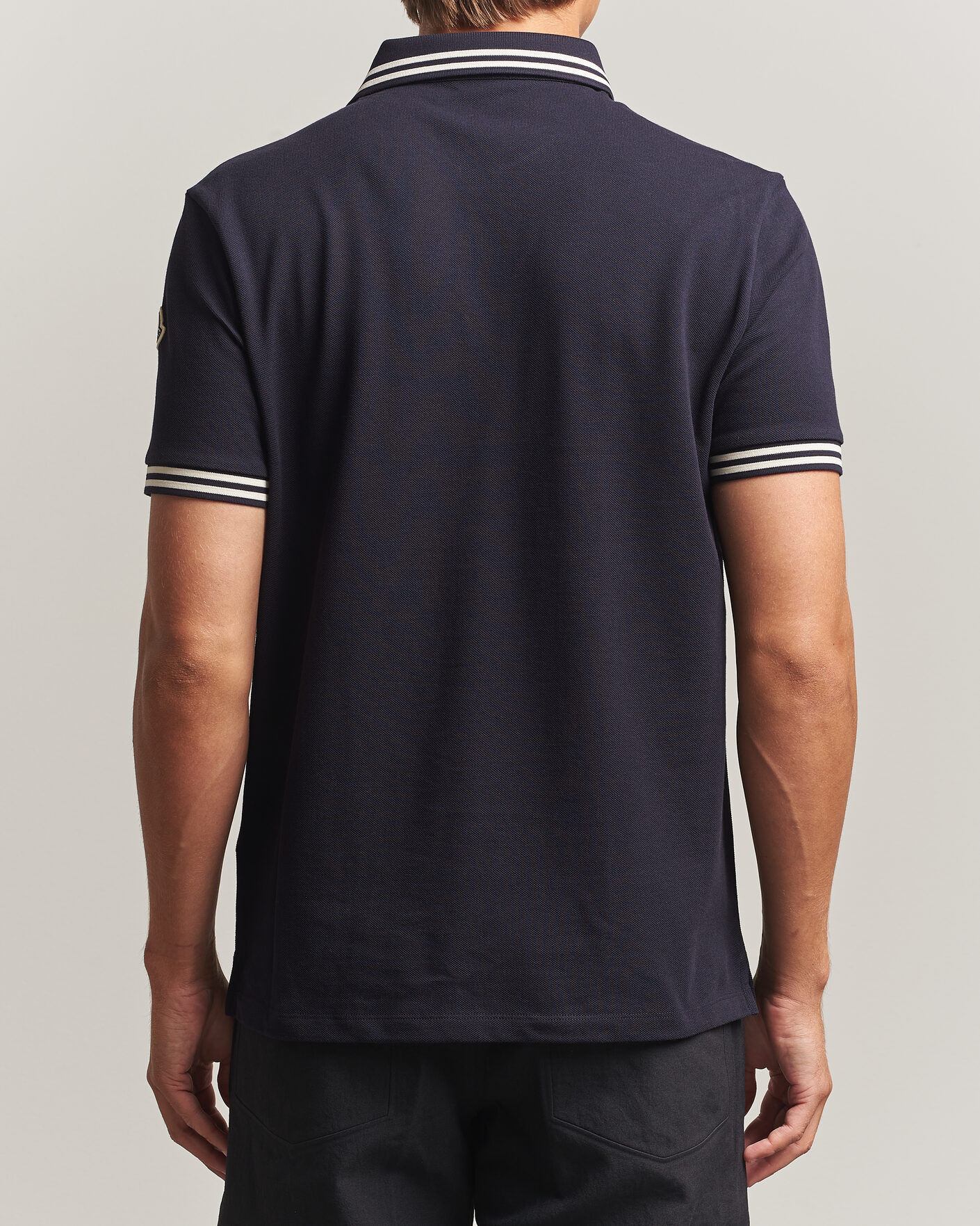 Herre | Pikéer | Moncler | Contrast Collar Polo Navy