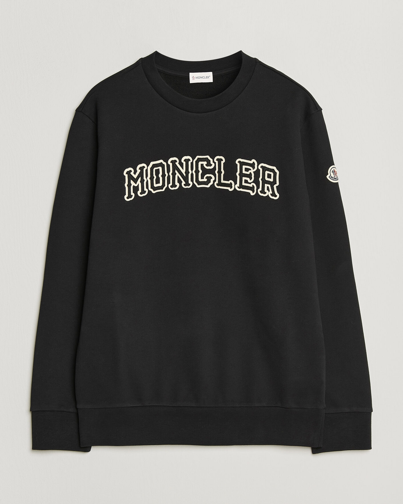 Herre | Gensere | Moncler | College Logo Sweatshirt Black