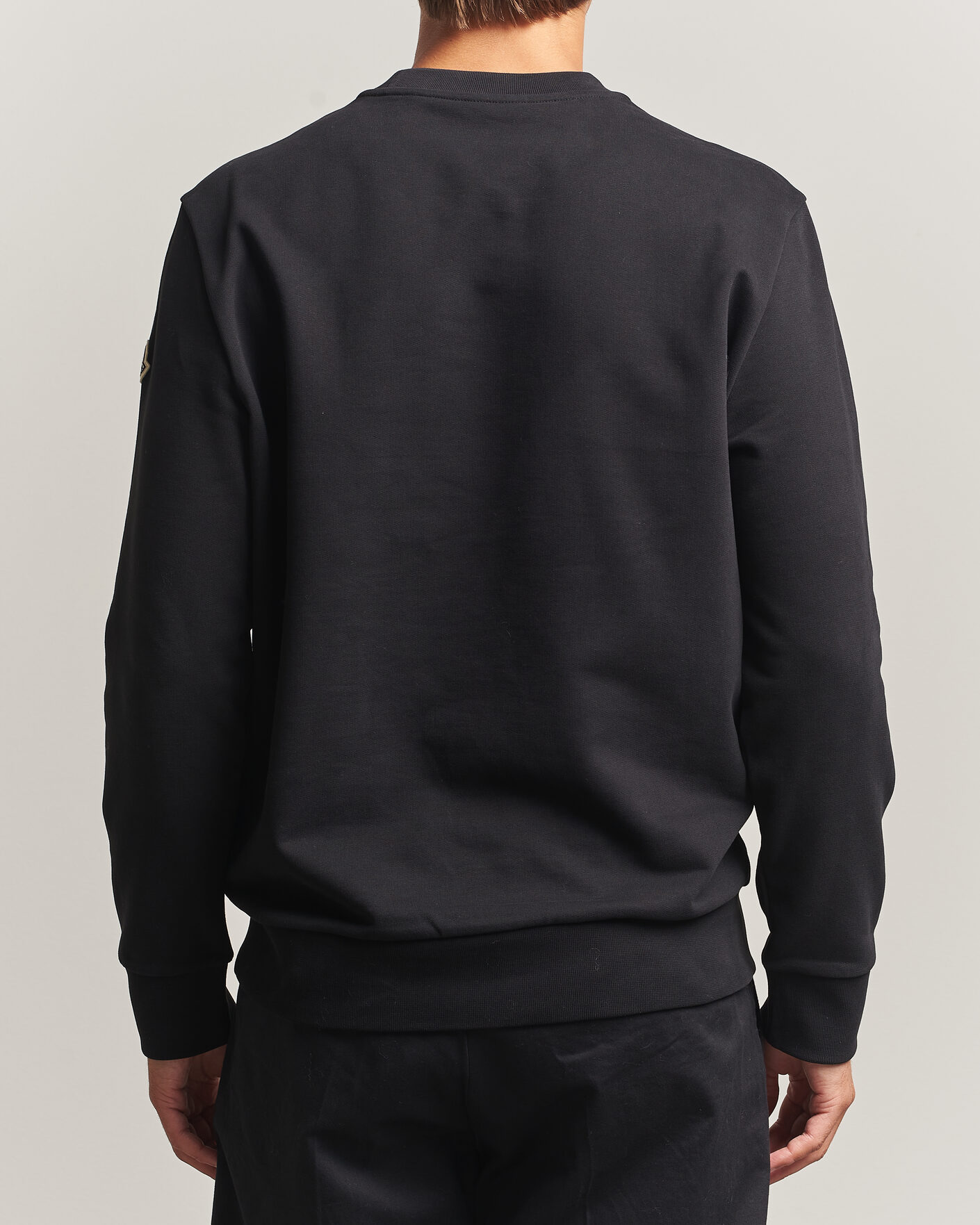 Herre | Gensere | Moncler | College Logo Sweatshirt Black