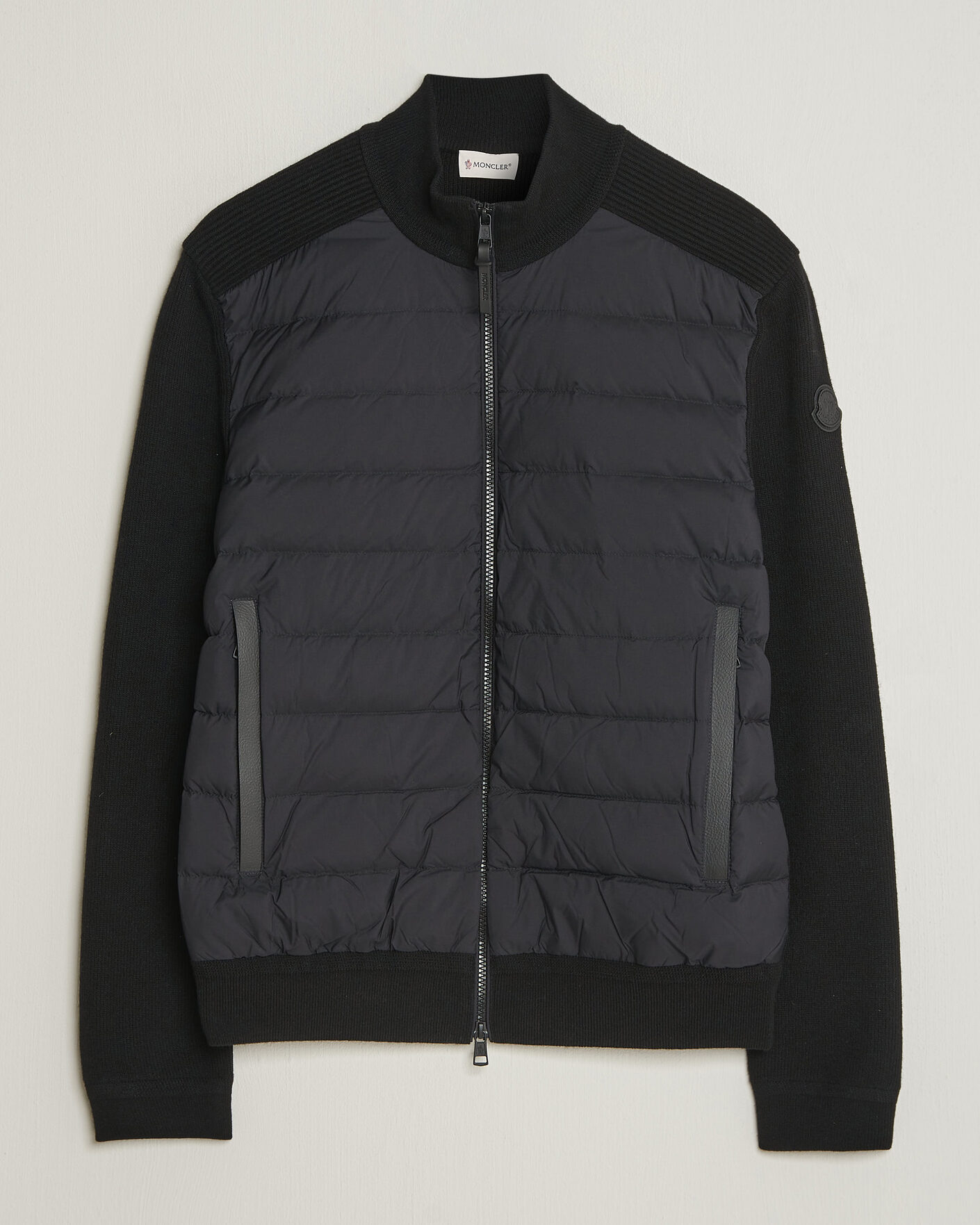 Herre | Jakker | Moncler | Wool/Cashmere Hybrid Jacket Black