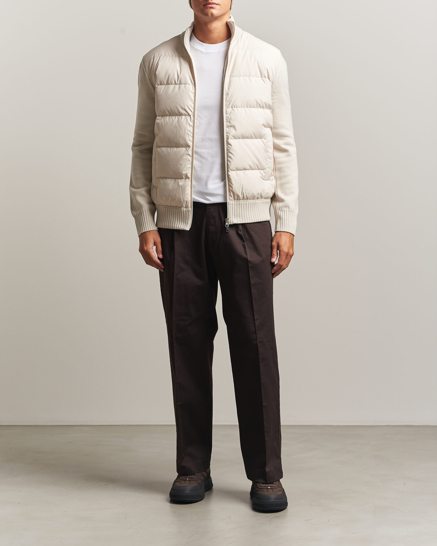 Herre | Jakker | Moncler | Padded Hybrid Jacket Grey
