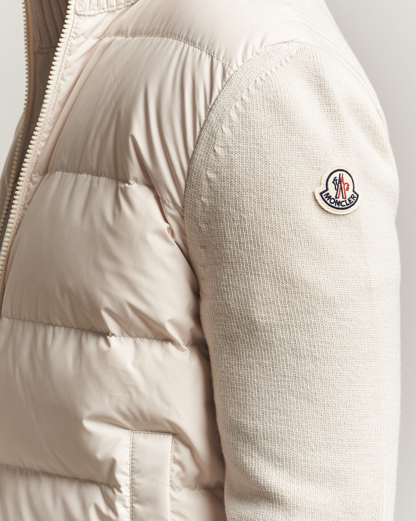 Herre | Jakker | Moncler | Padded Hybrid Jacket Grey