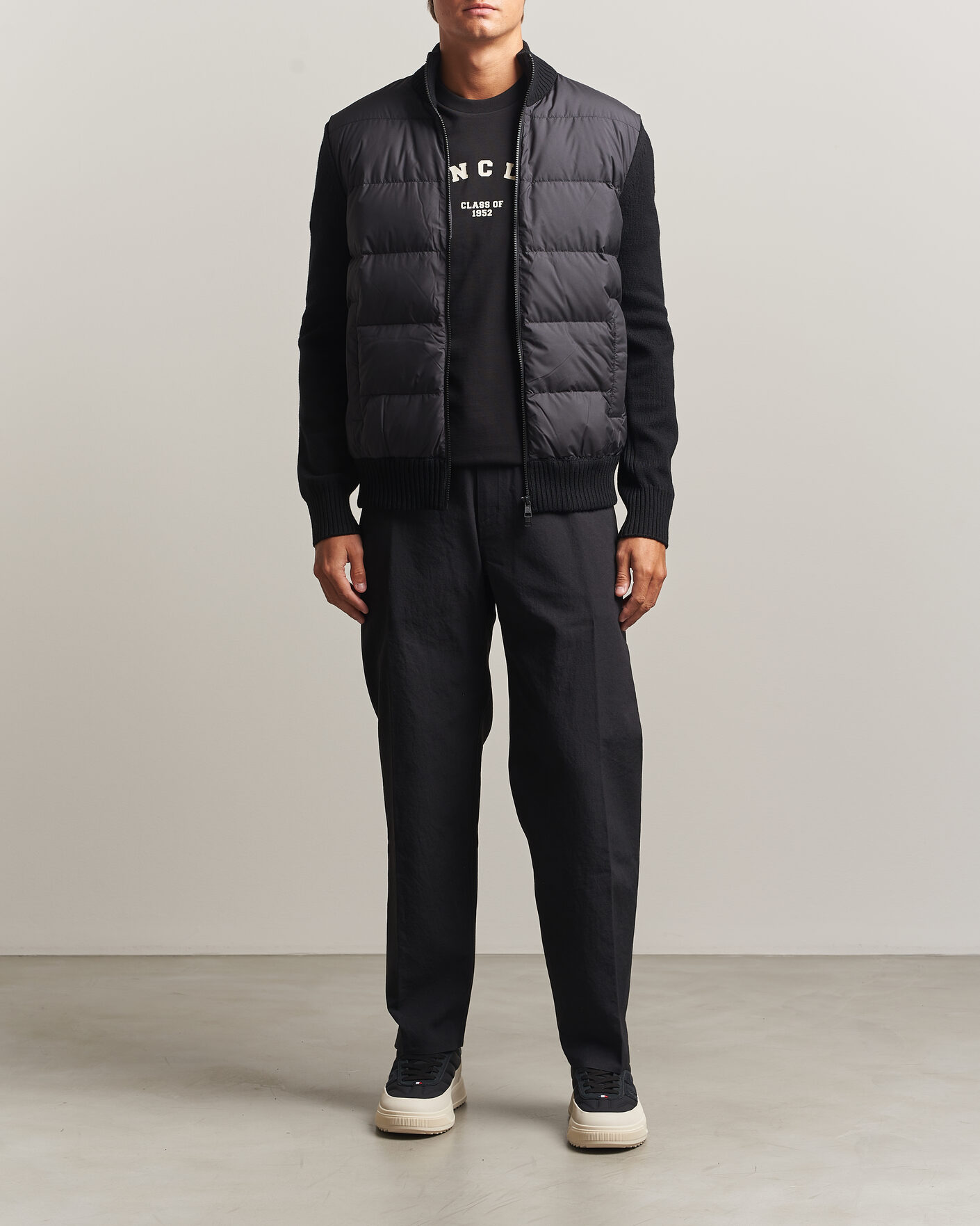 Herre | Jakker | Moncler | Padded Hybrid Jacket Black