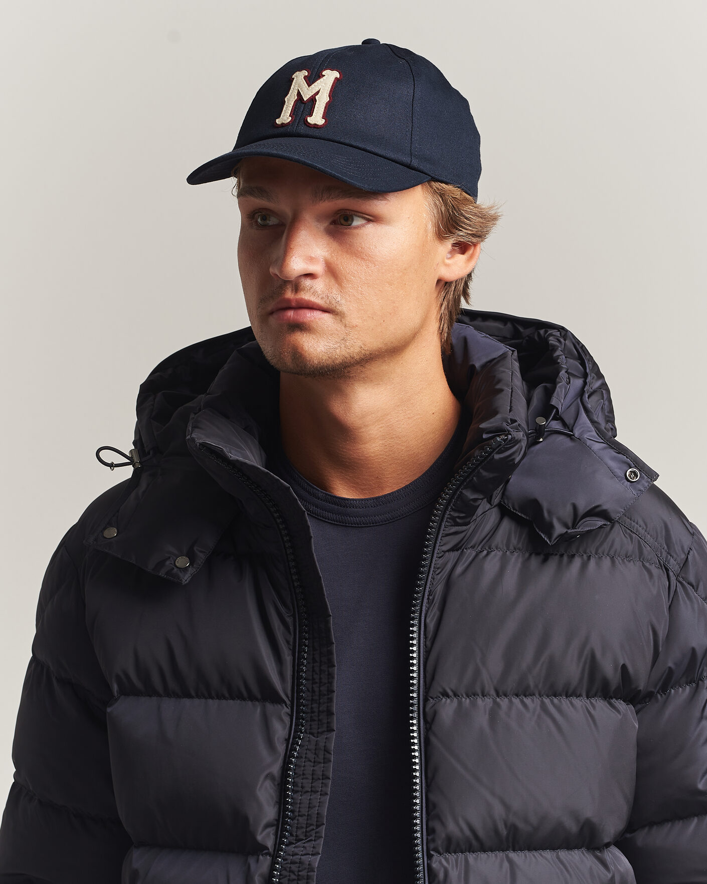 Herre | Hatter og capser | Moncler | College Logo Baseball Cap Navy