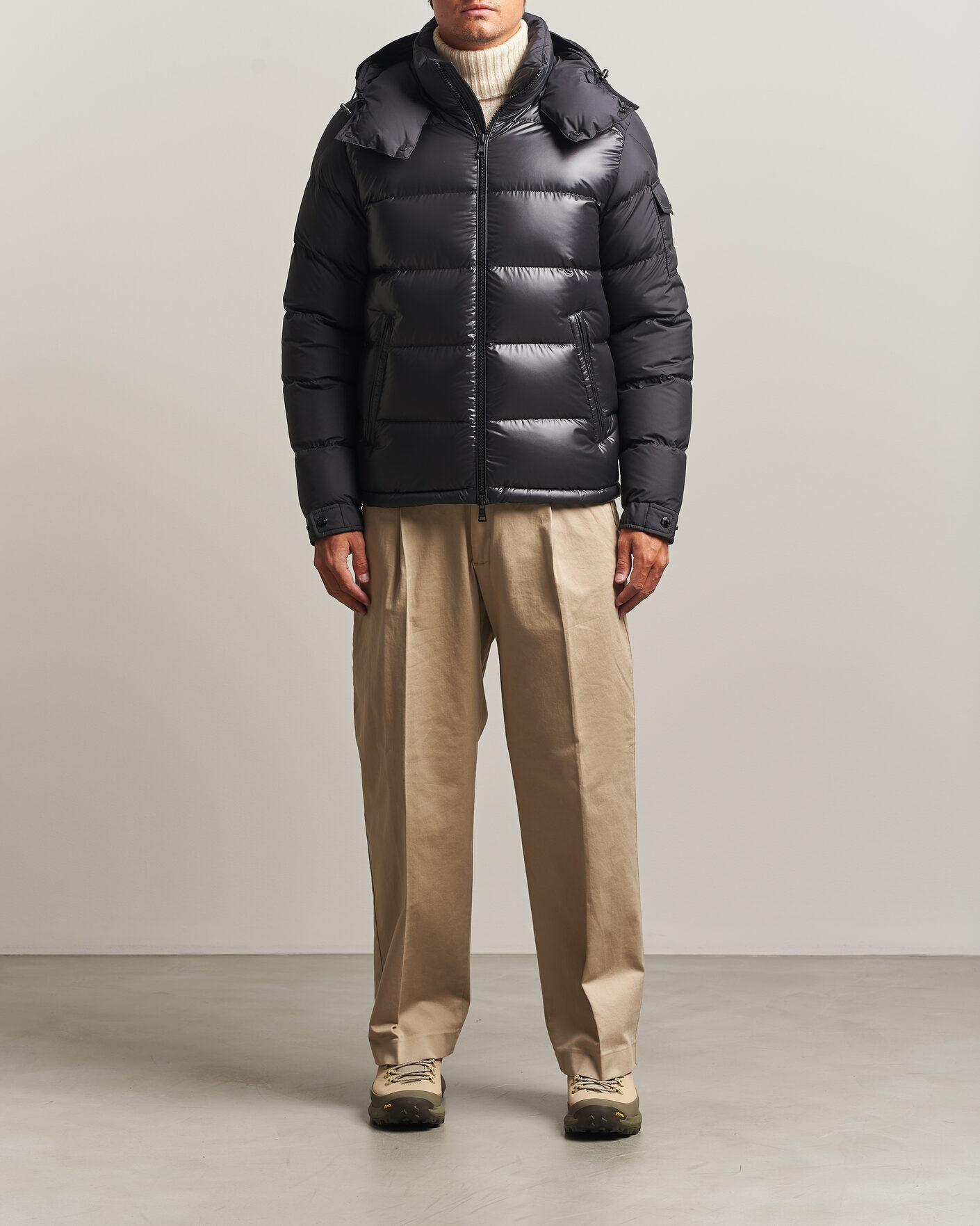 Herre | Jakker | Moncler | Maya Bi-Material Jacket Black
