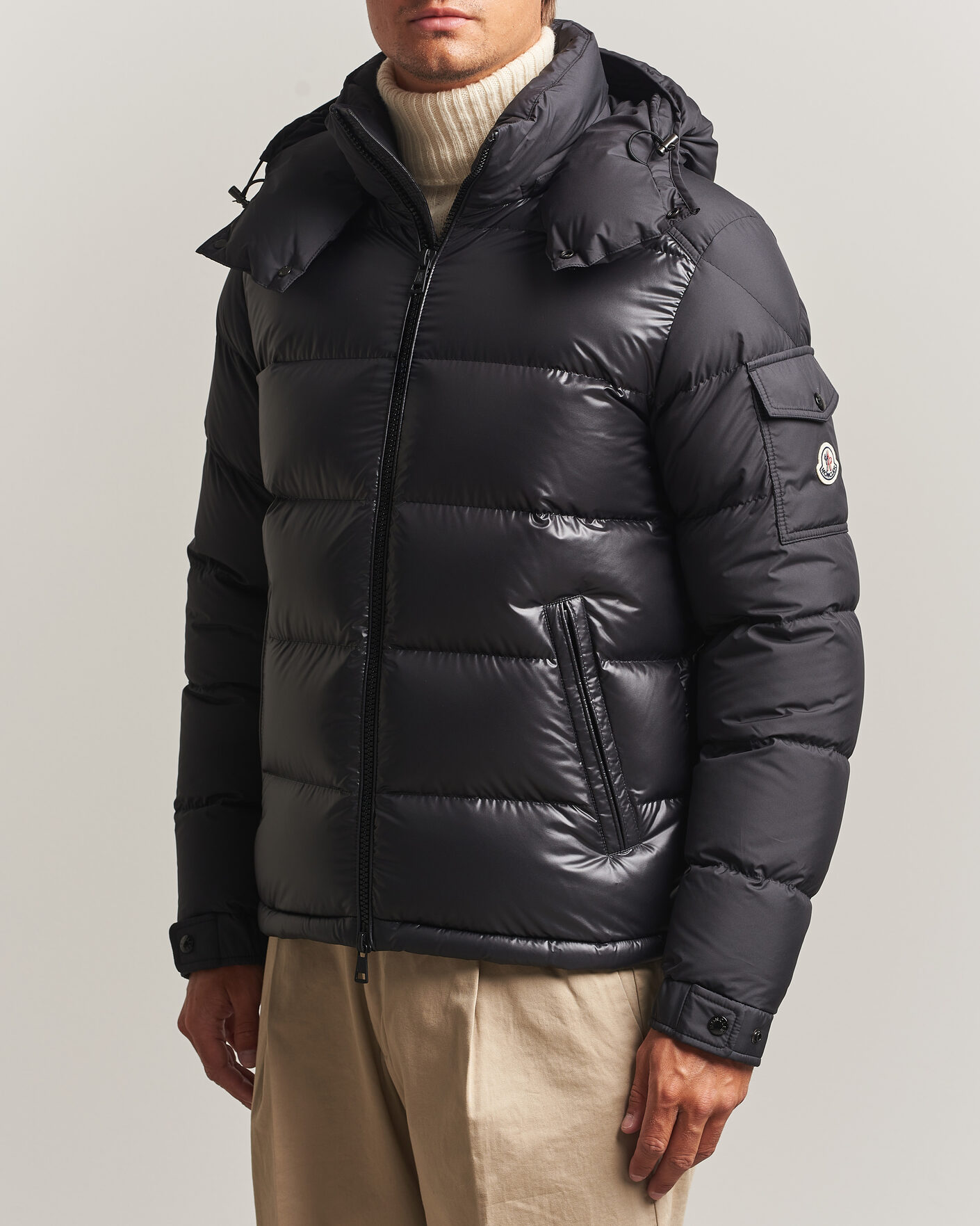 Herre | Jakker | Moncler | Maya Bi-Material Jacket Black
