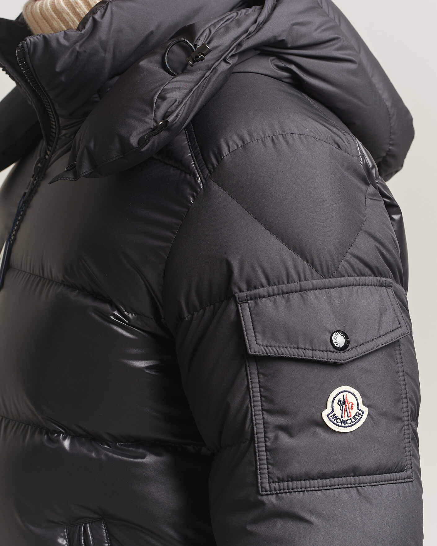 Herre | Jakker | Moncler | Maya Bi-Material Jacket Black