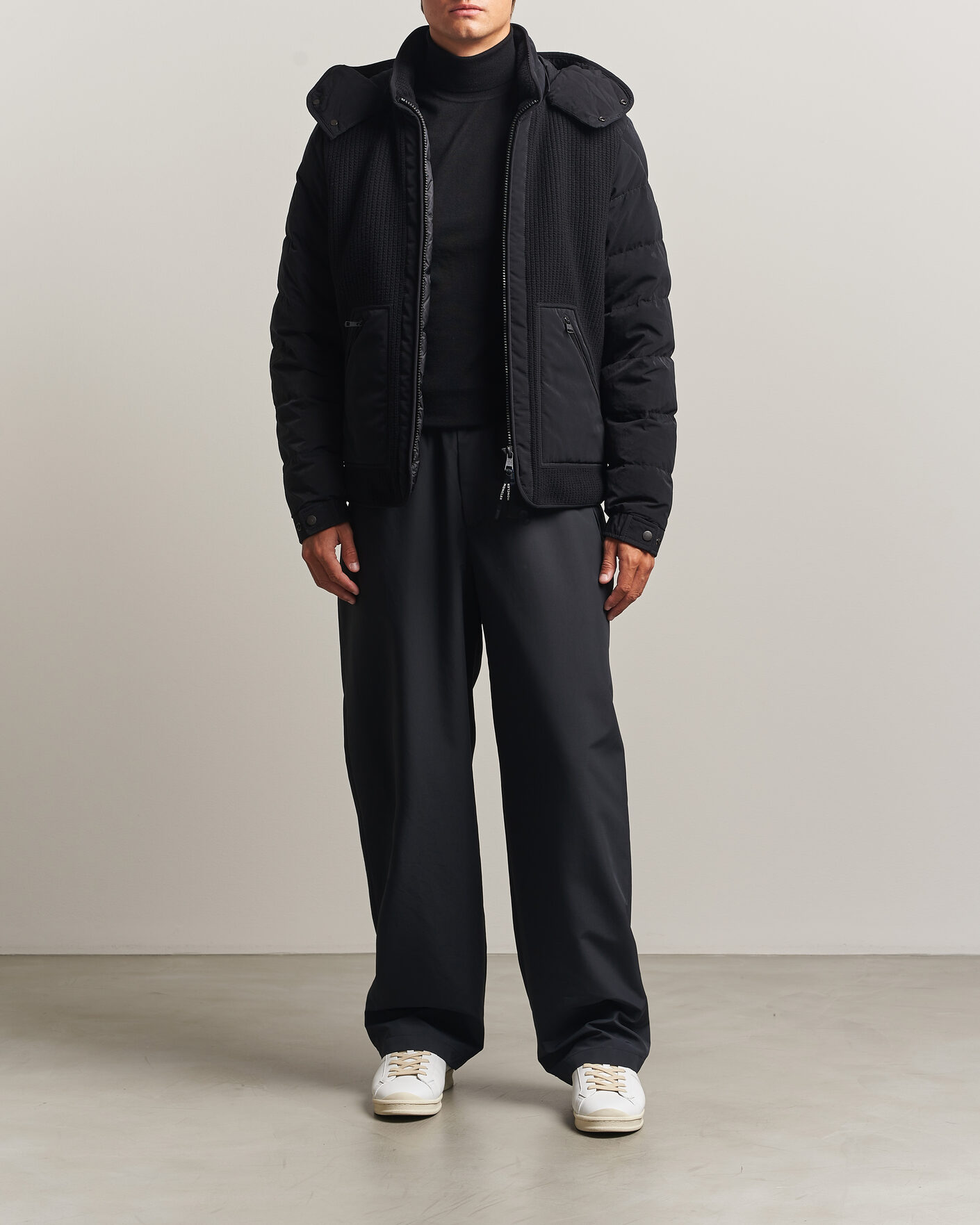 Herre | Jakker | Moncler | Pelat Down Jacket Black