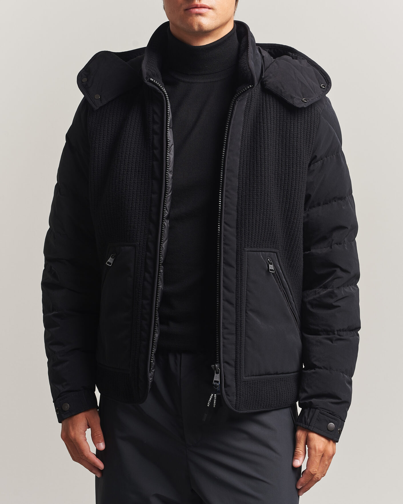 Herre | Jakker | Moncler | Pelat Down Jacket Black